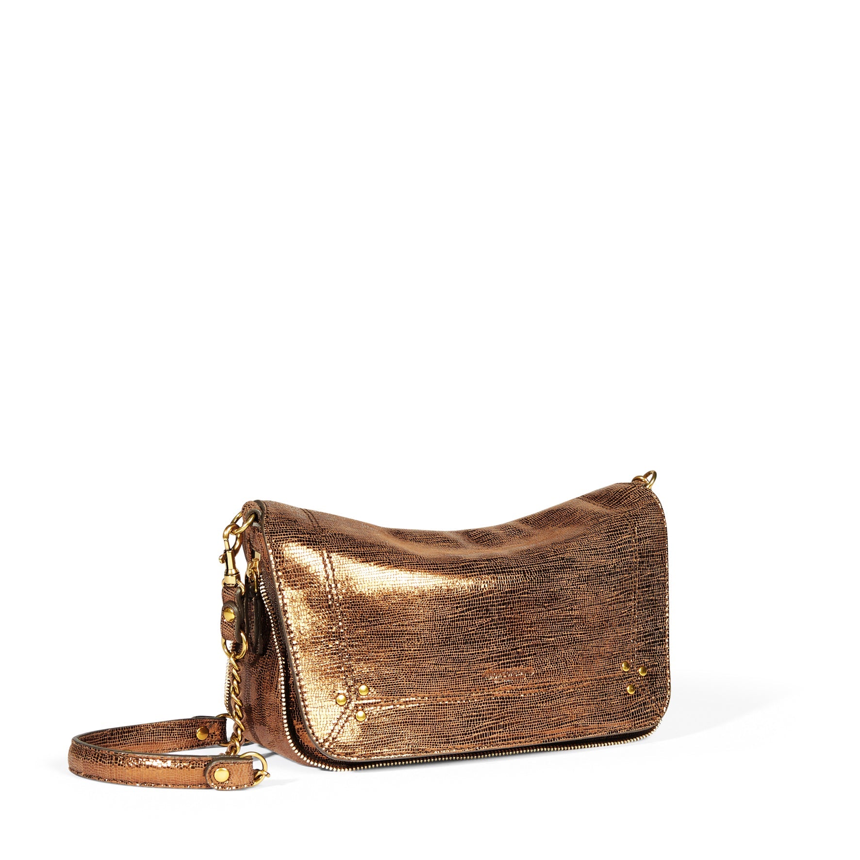 Bobi S Chèvre Lamé Bronze Jerome Dreyfuss