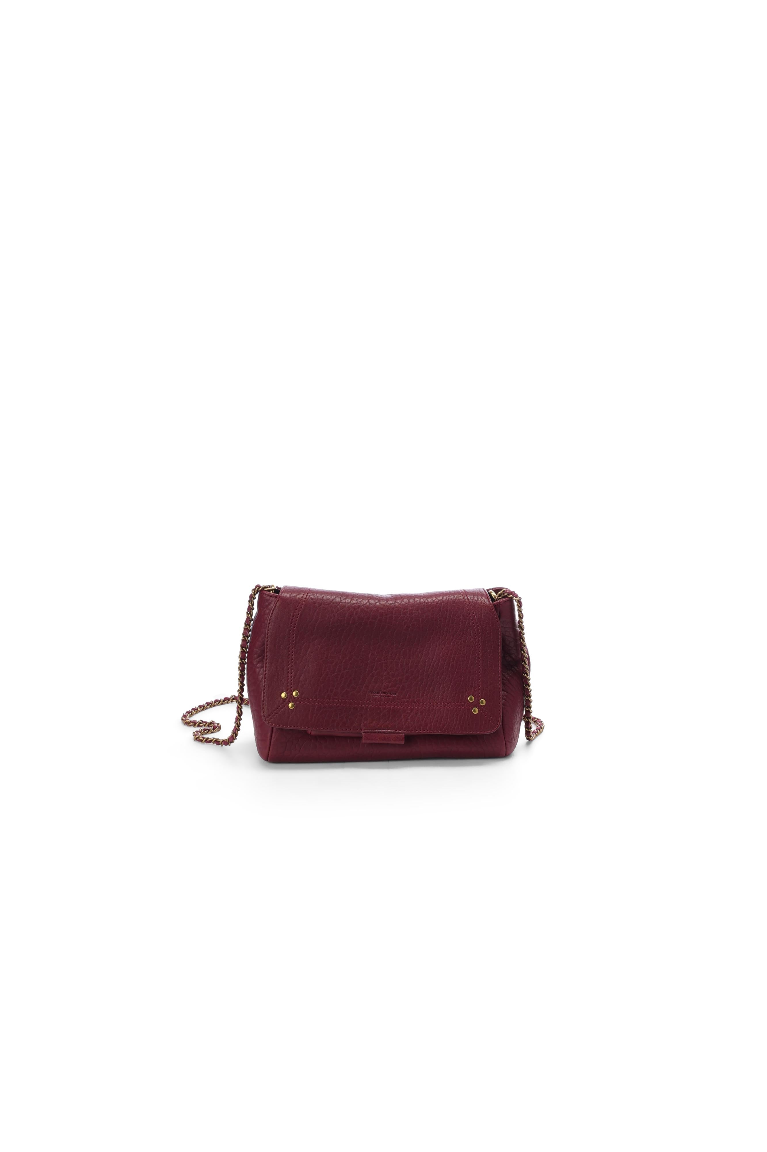 Lulu M Agneau croco bordeaux Jerome Dreyfuss