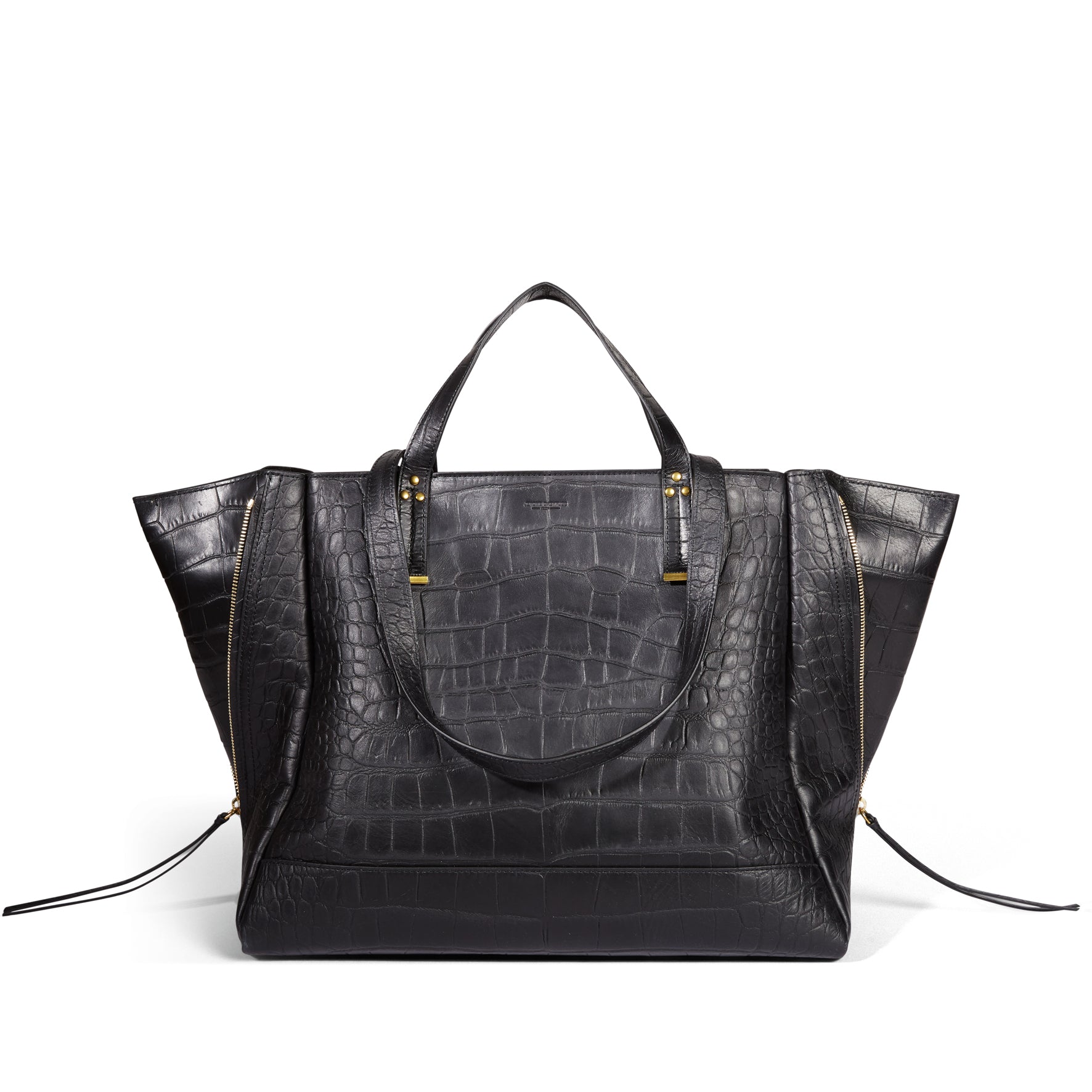 Jorge L Vachette Croco Noir Jerome Dreyfuss