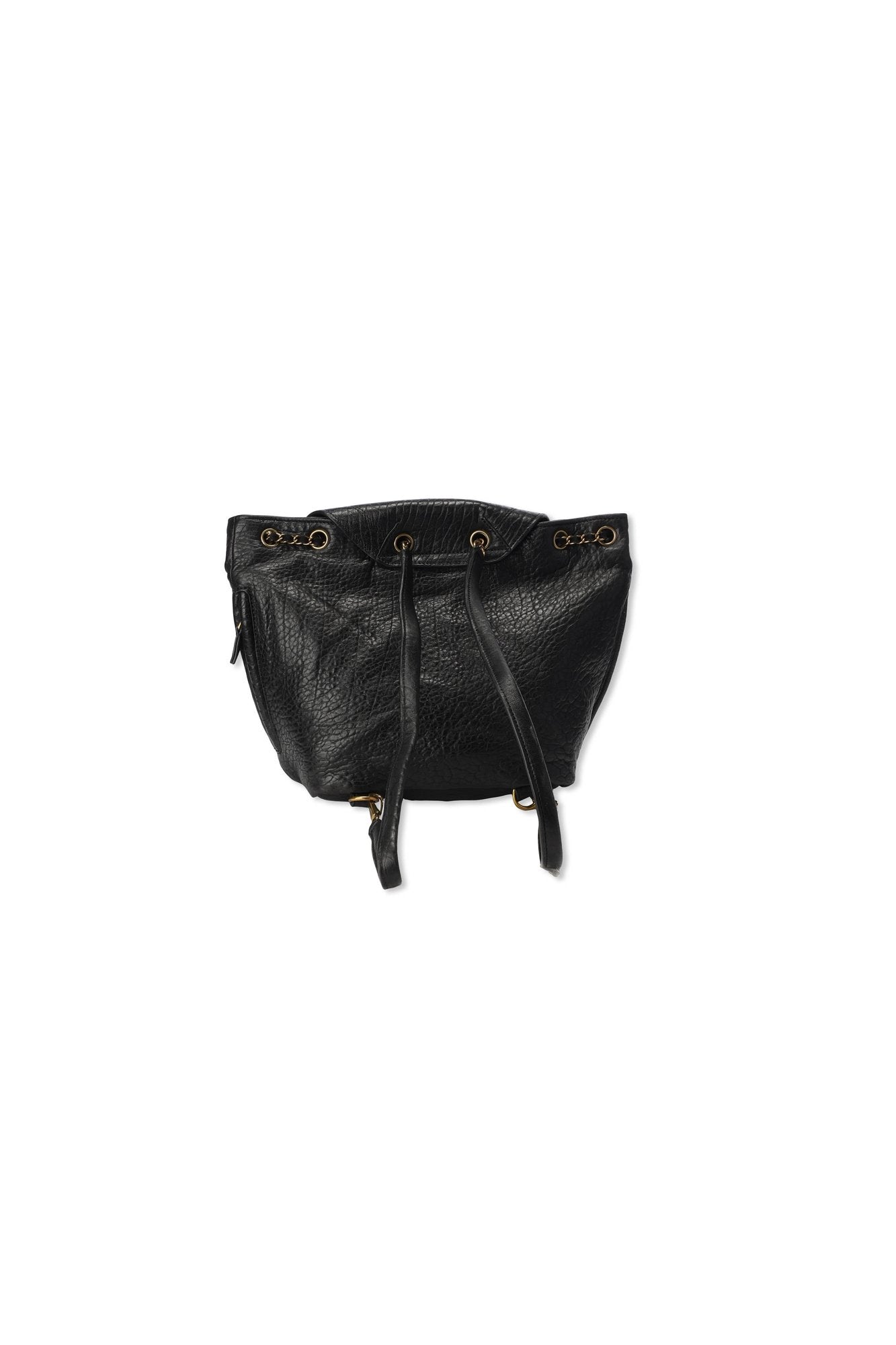 Lulu sac à dos Agneau Noir Jerome Dreyfuss