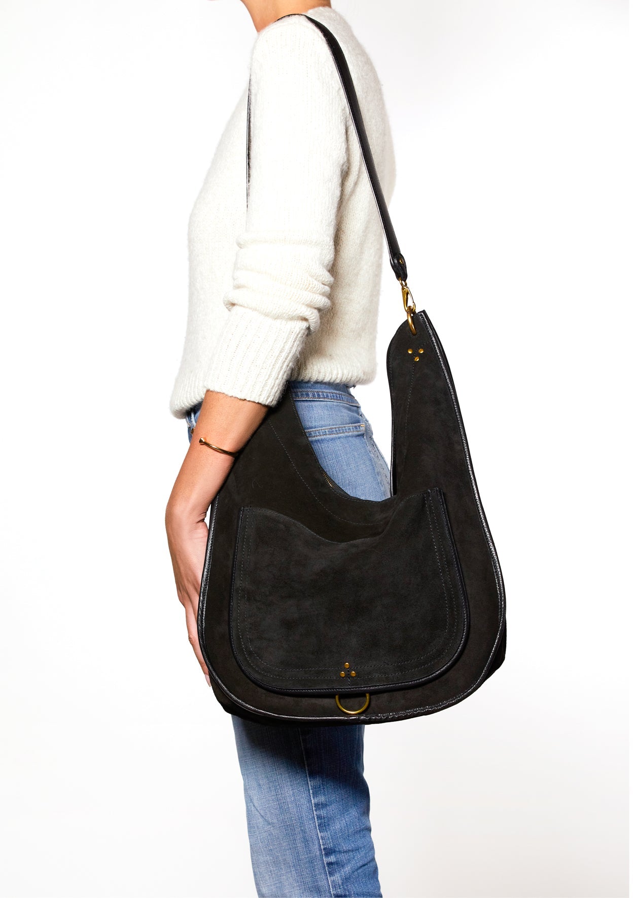 Edgar L croute velours noir Jerome Dreyfuss