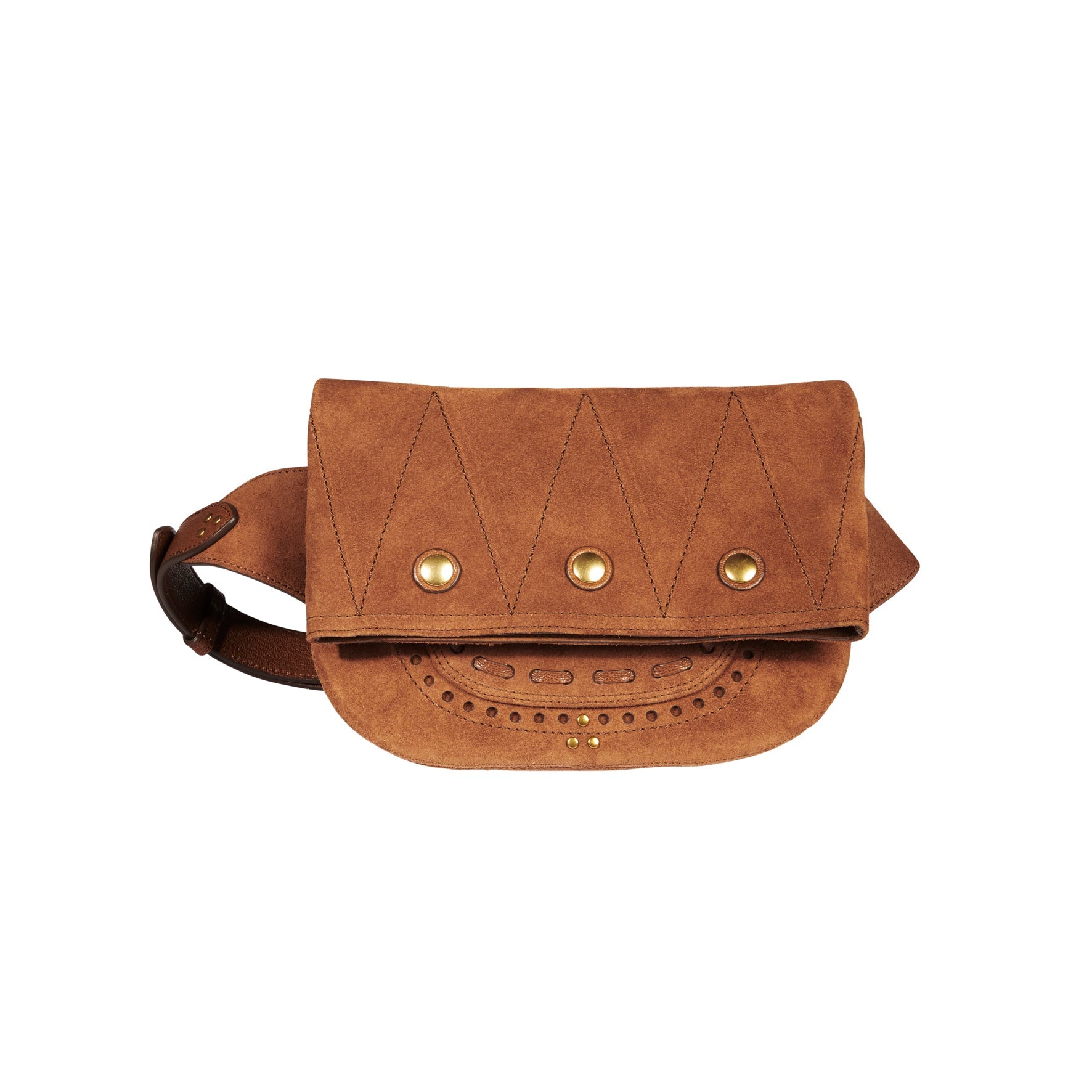 Jerry Banane croute velours Tabac Jerome Dreyfuss
