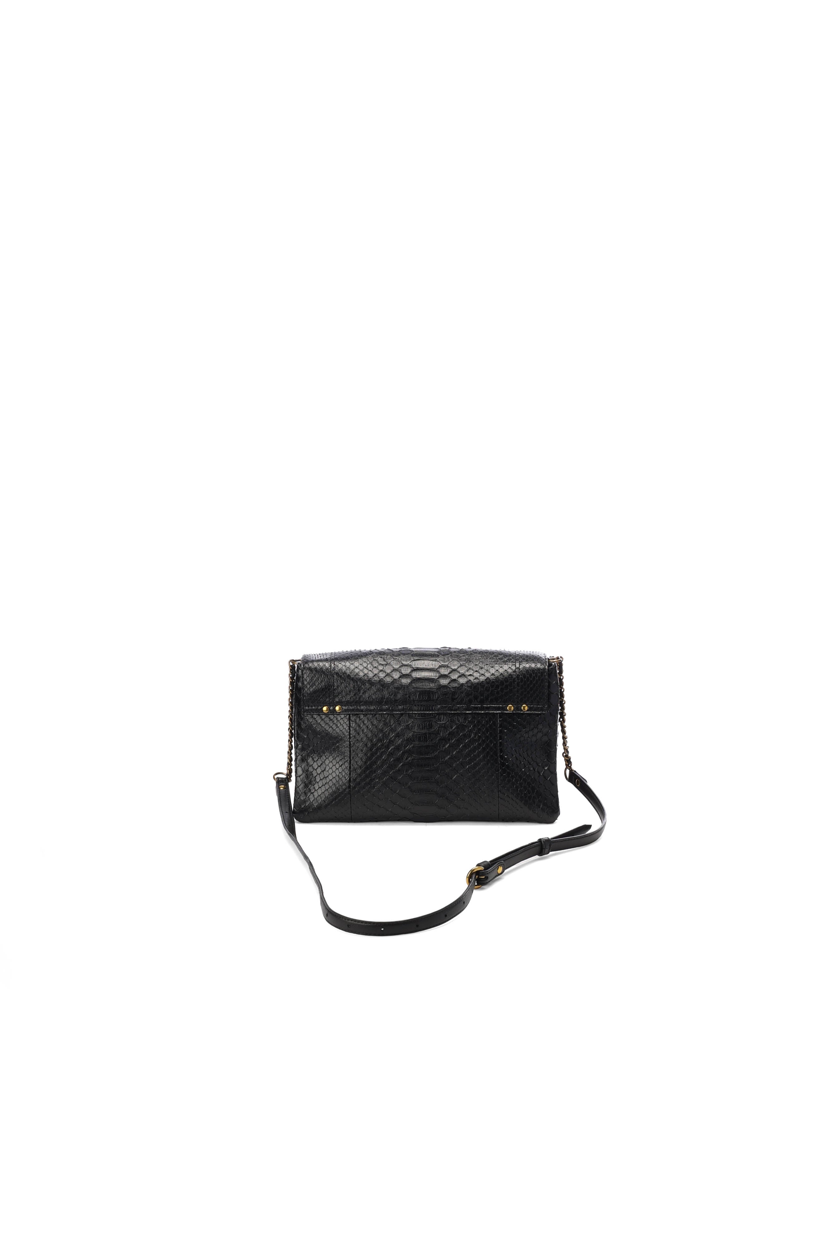 Charly M python noir Jerome Dreyfuss