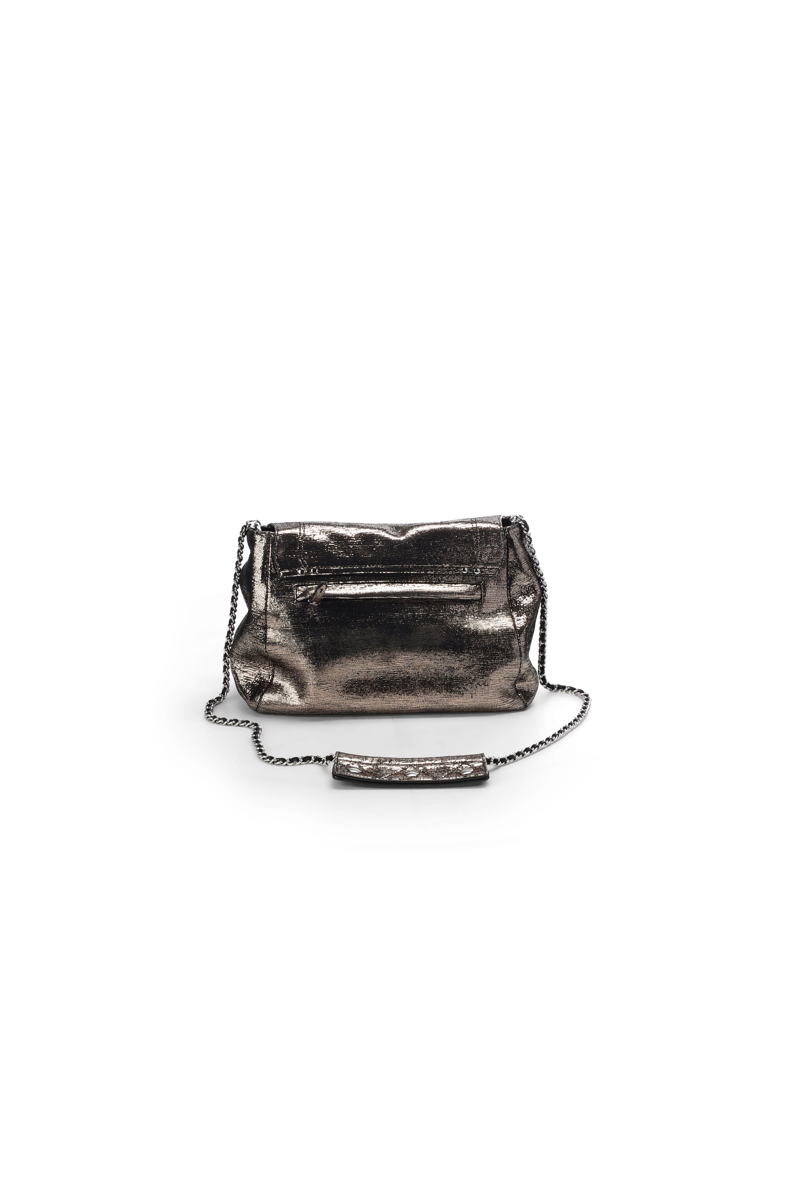 Lulu M Chèvre lamé champagne Jerome Dreyfuss