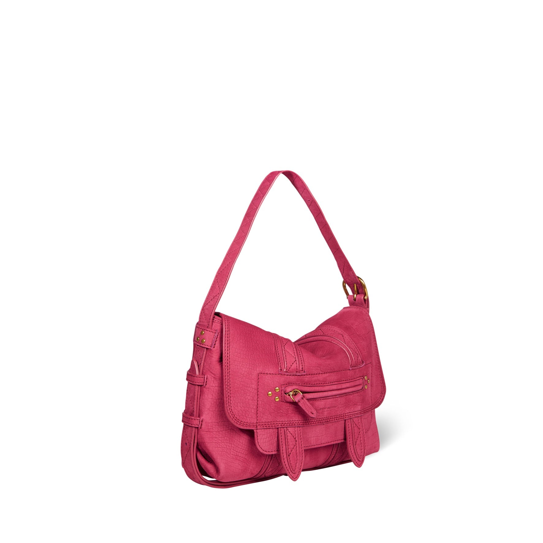 Joe S taurillon Imprimé Croco Framboise Jerome Dreyfuss
