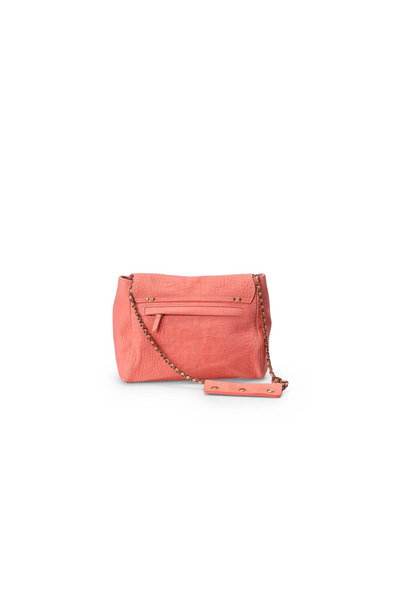 Lulu L Veau Nub Croco Rose Jerome Dreyfuss