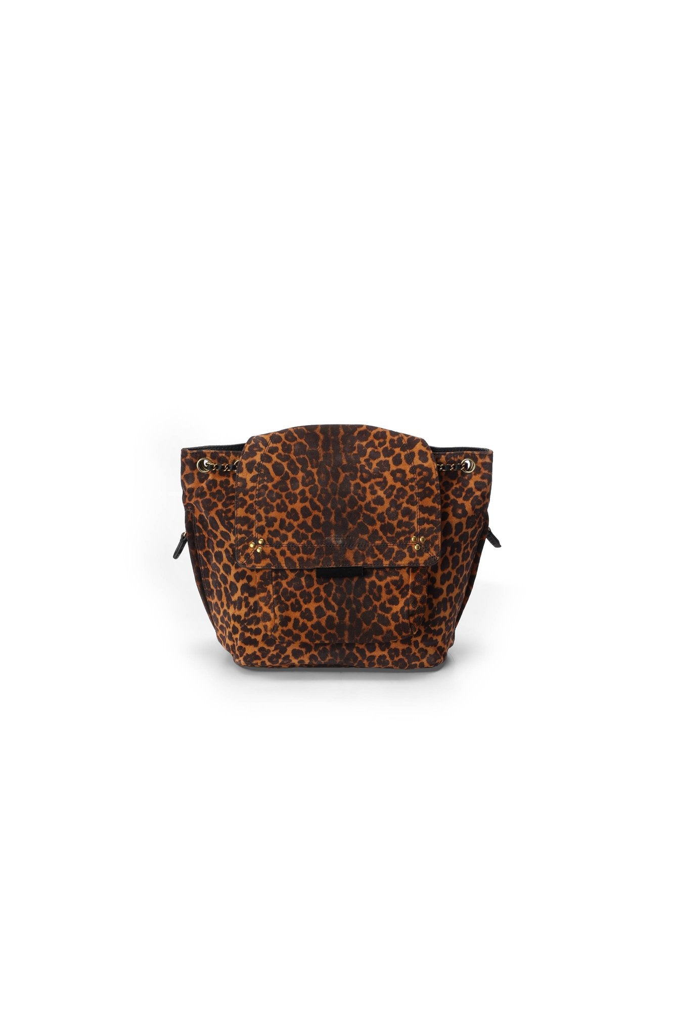 Lulu sac à dos croute velours léo chamois Jerome Dreyfuss