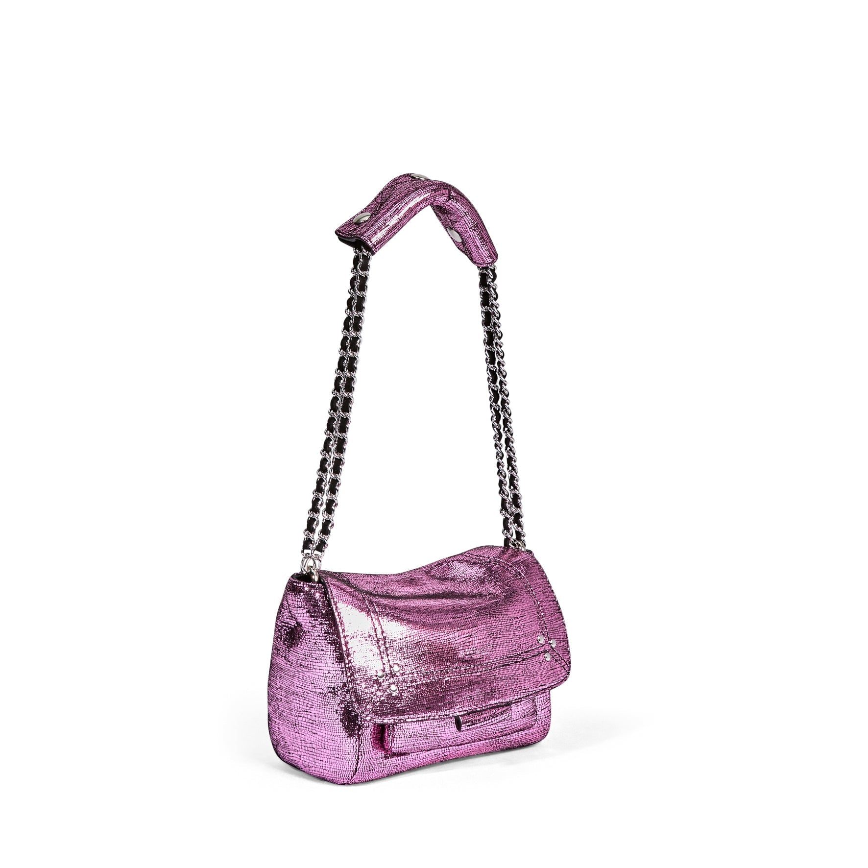 Lulu S Chèvre Lamé Rose Jerome Dreyfuss