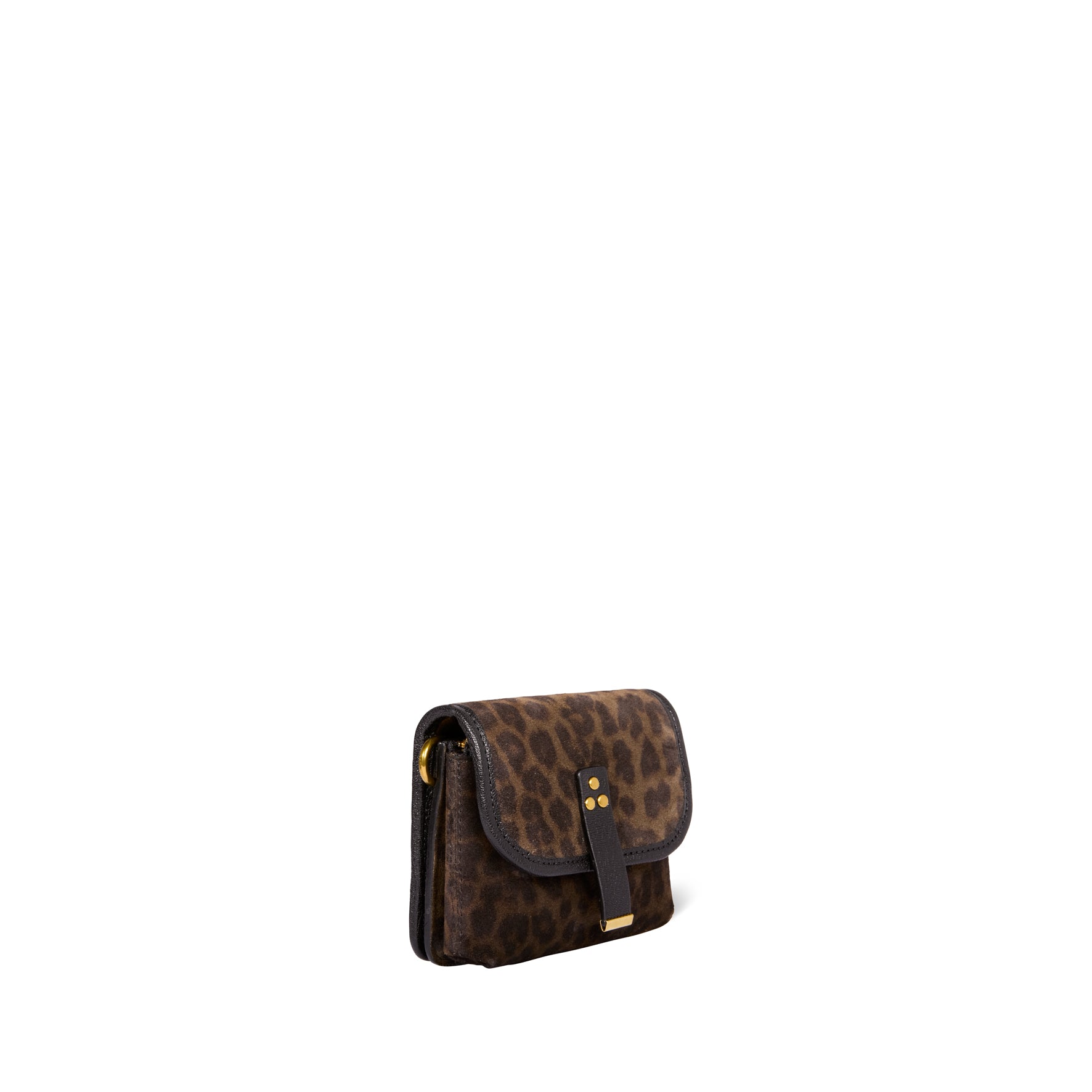 Stan PM Croute velours Imprimé Léopard Kaki Jerome Dreyfuss