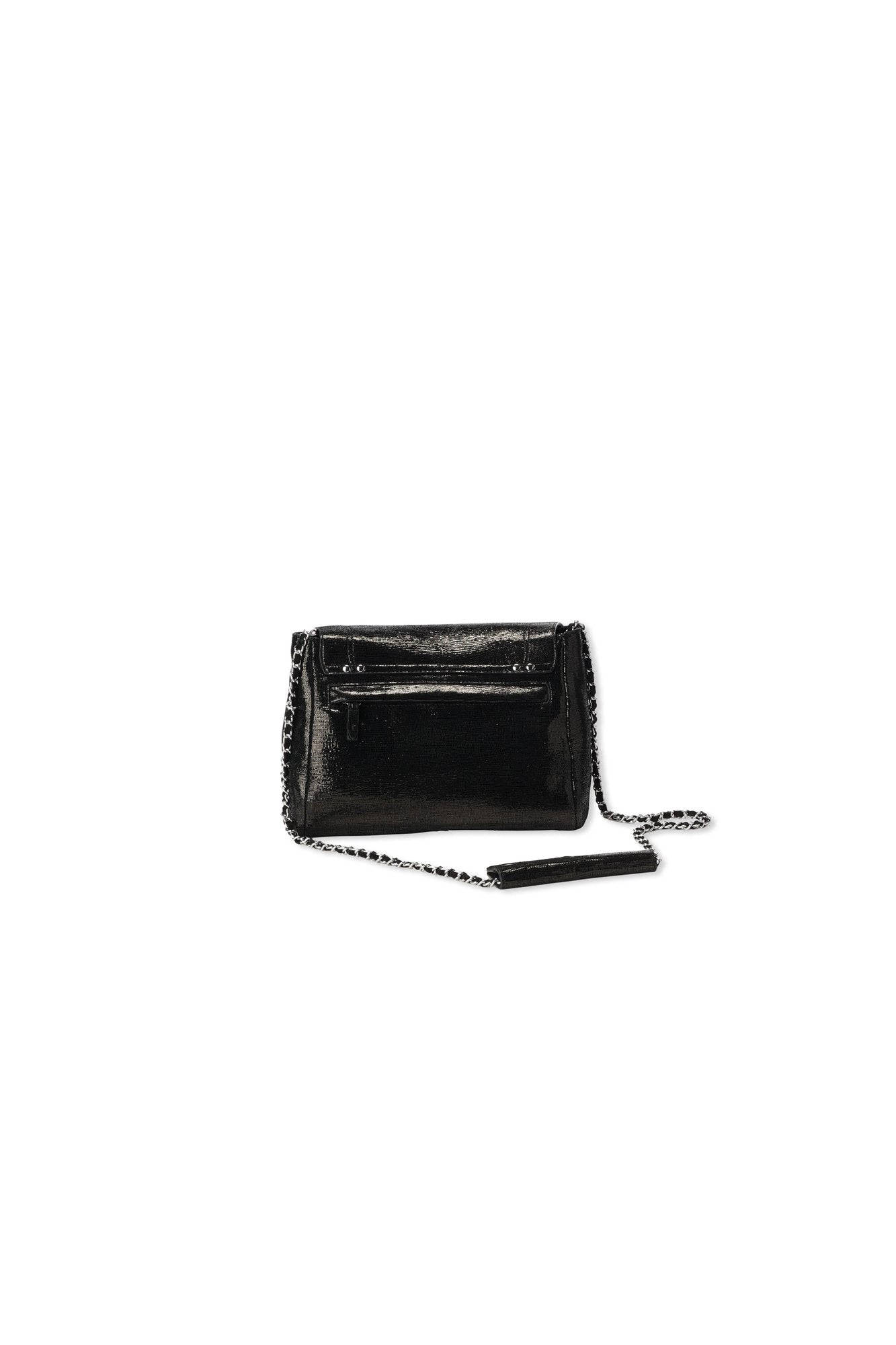 Lulu M Chèvre Lamé Noir Jerome Dreyfuss