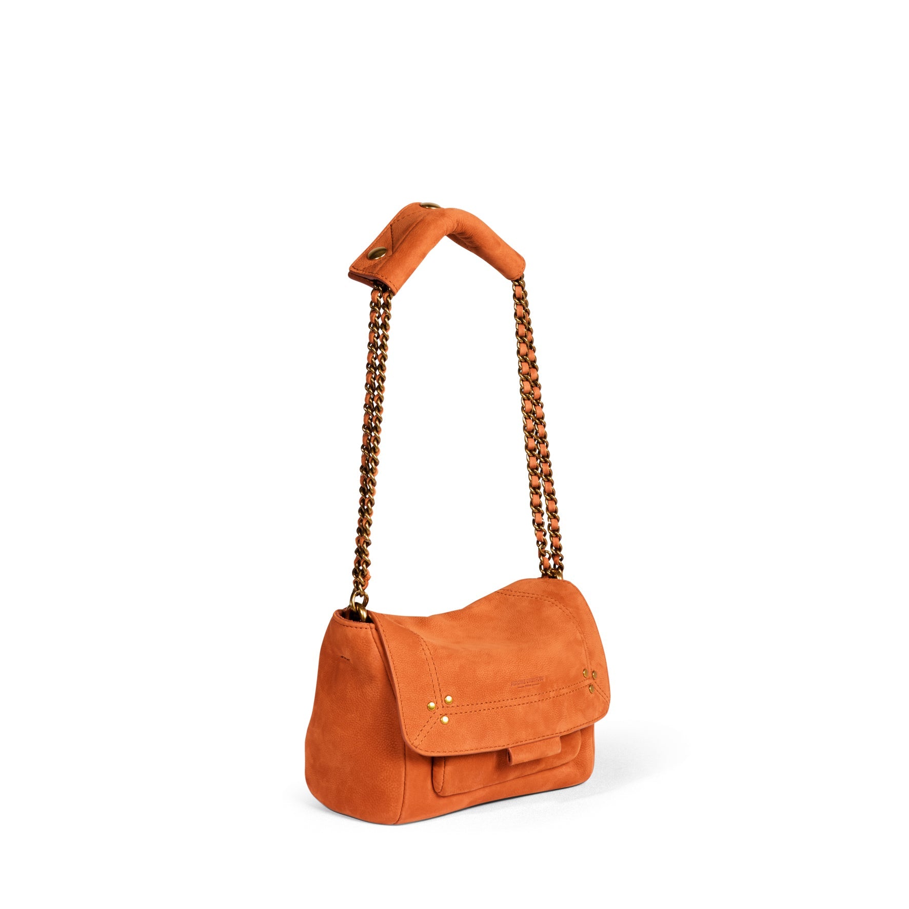 Lulu S Veau Nub Orange Jerome Dreyfuss