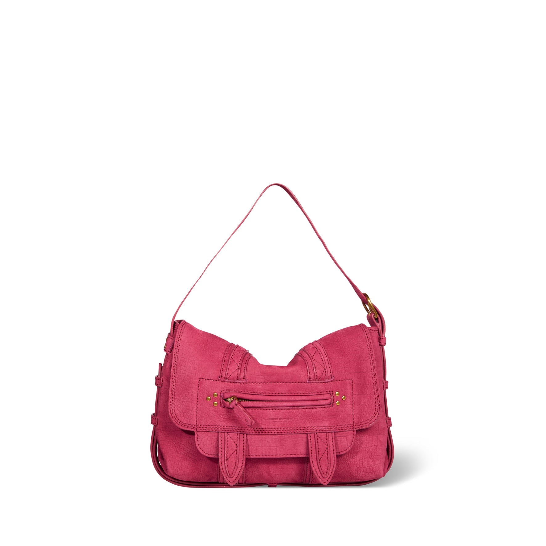 Joe S taurillon Imprimé Croco Framboise Jerome Dreyfuss