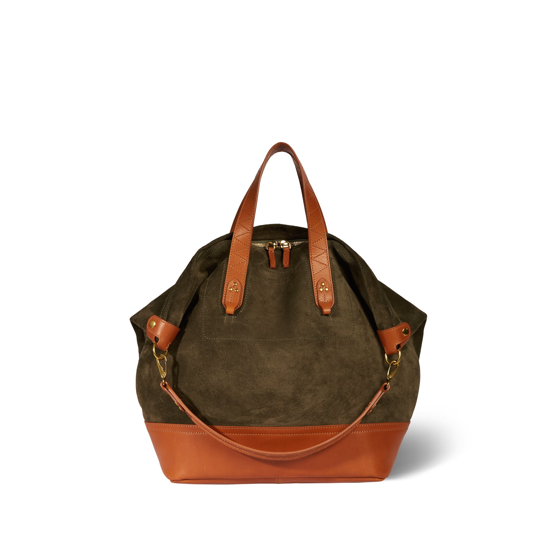 Pedro M croute velours olive Jerome Dreyfuss