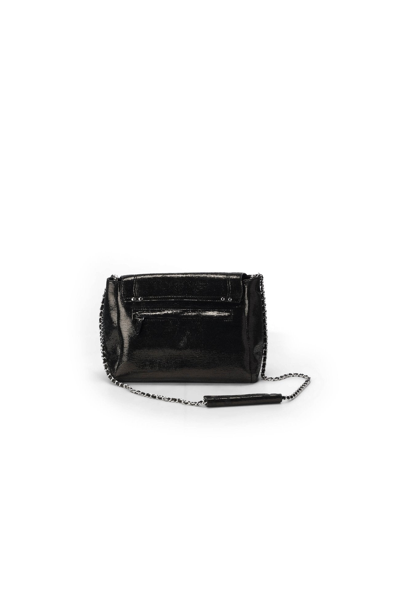 Lulu L Chèvre Lamé Noir Jerome Dreyfuss