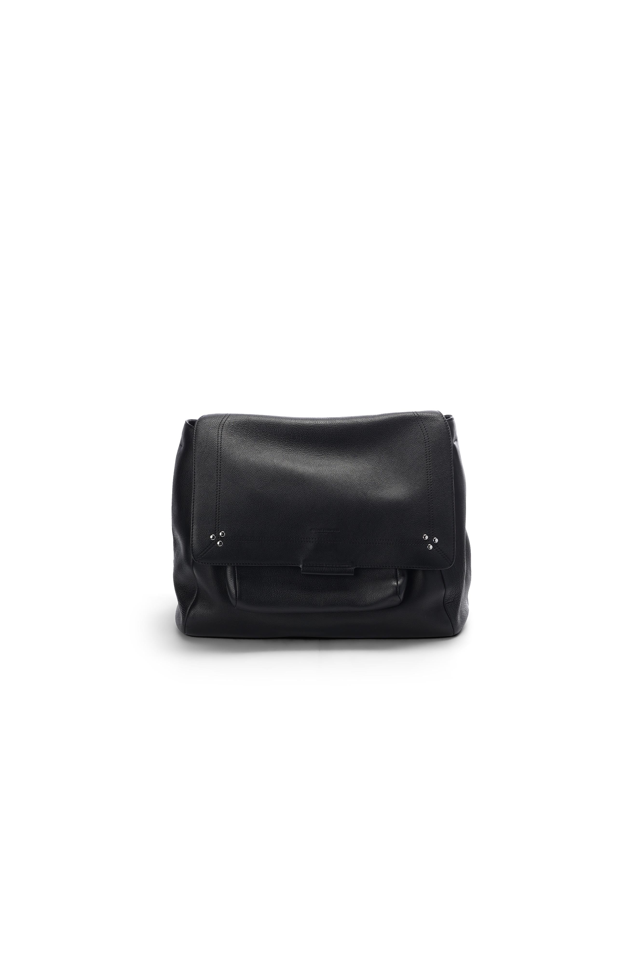 Lulu XL Veau noir silver Jerome Dreyfuss