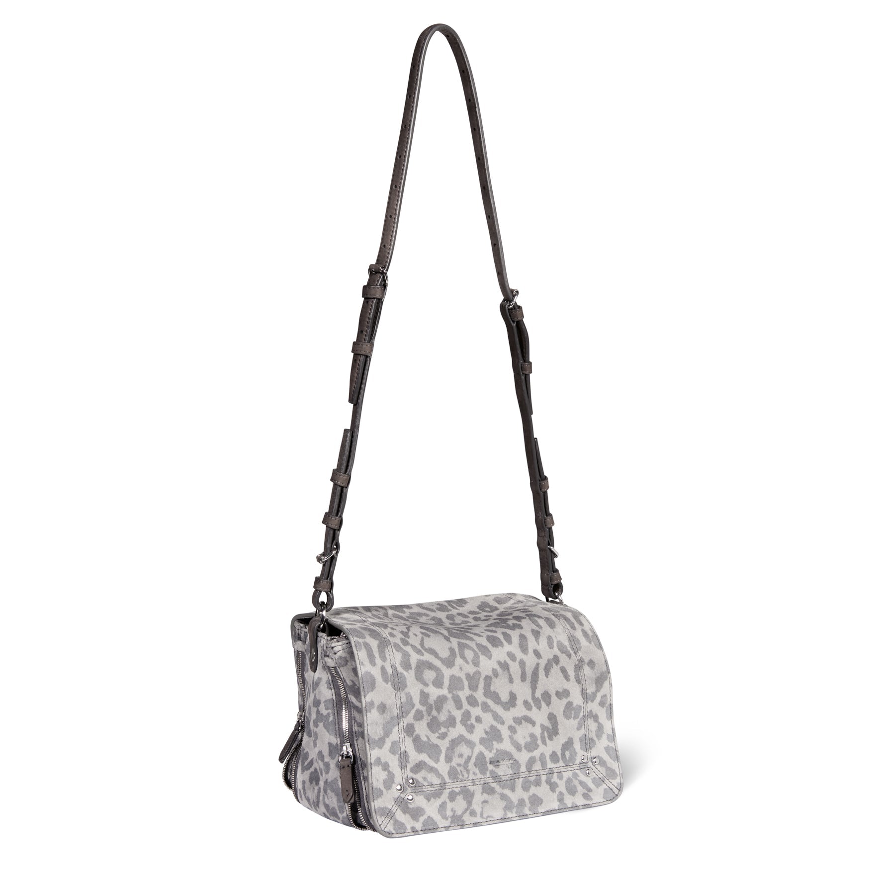 Igor croute velours Imprimé Léopard Gris Jerome Dreyfuss
