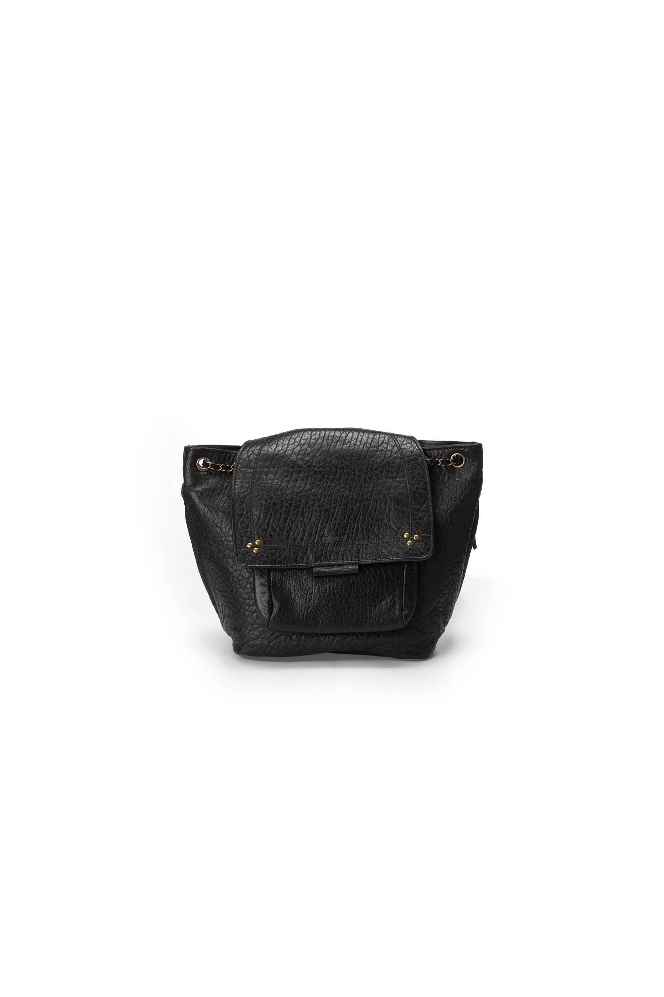 Lulu sac à dos Agneau Noir Jerome Dreyfuss