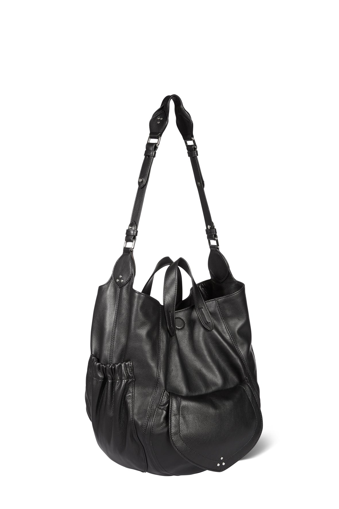Helmut Hobo Veau Noir Silver Jerome Dreyfuss
