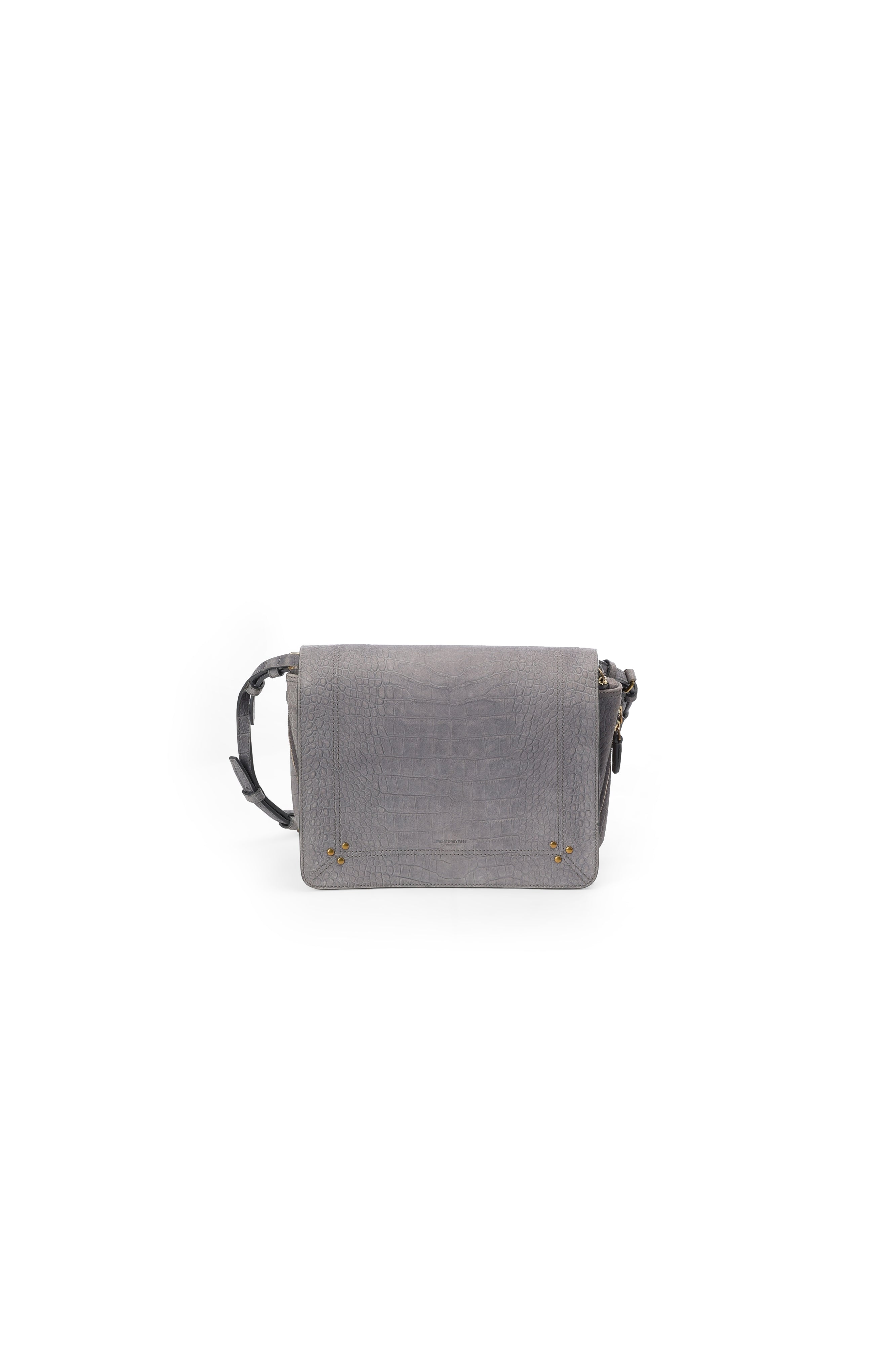 Igor Veau nub croco gris Jerome Dreyfuss