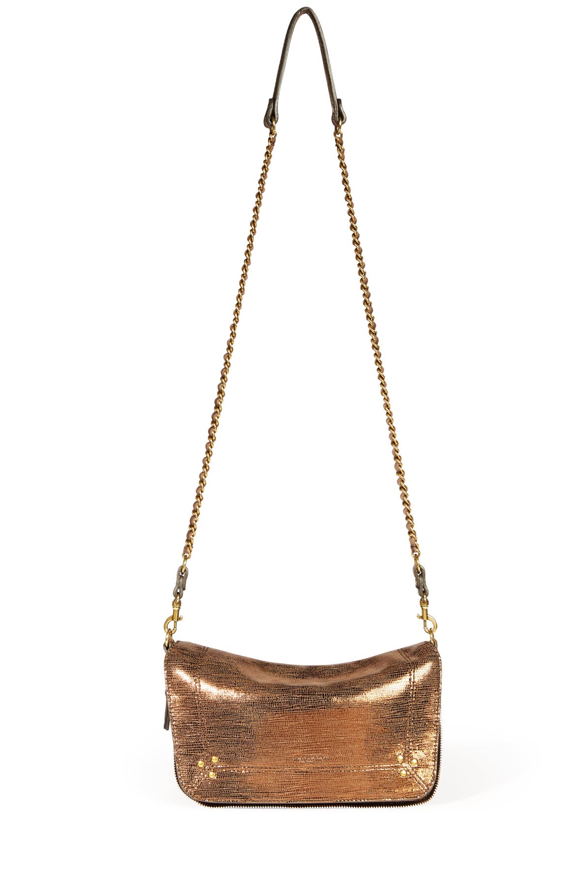 Bobi S Chèvre Lamé Bronze Jerome Dreyfuss