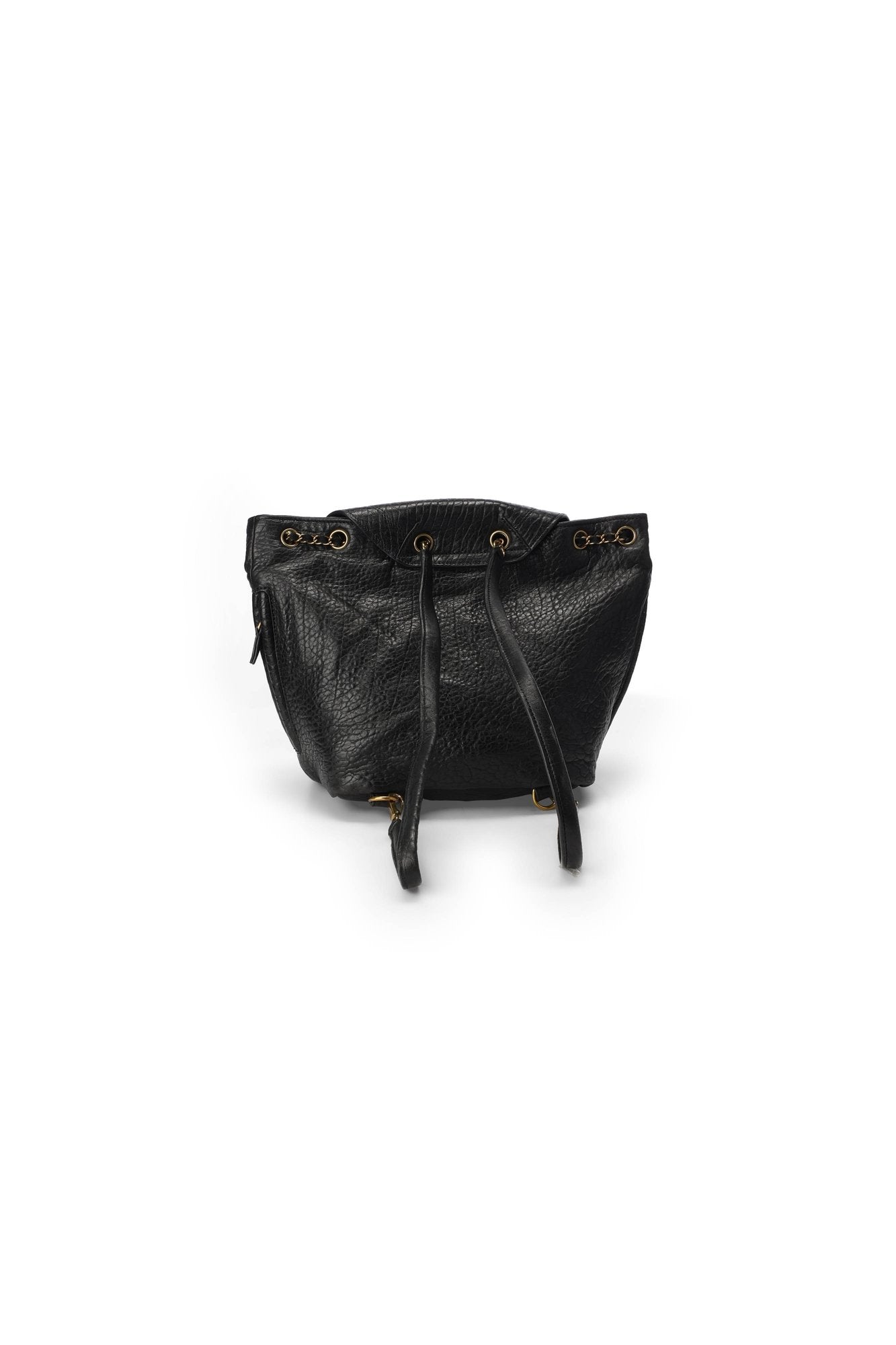 Lulu sac à dos Agneau Noir Jerome Dreyfuss