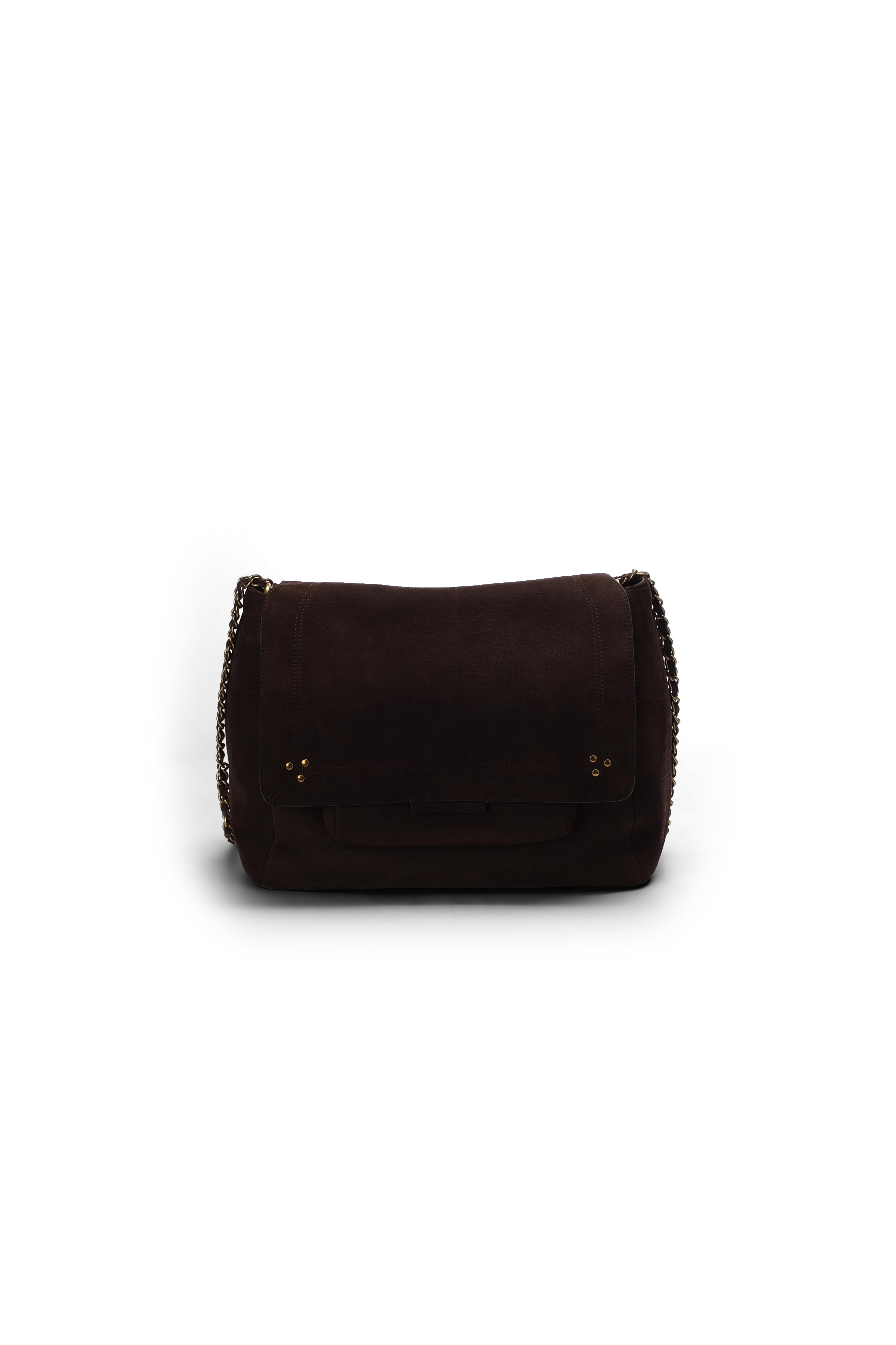Lulu XL taurillon croco moka Jerome Dreyfuss