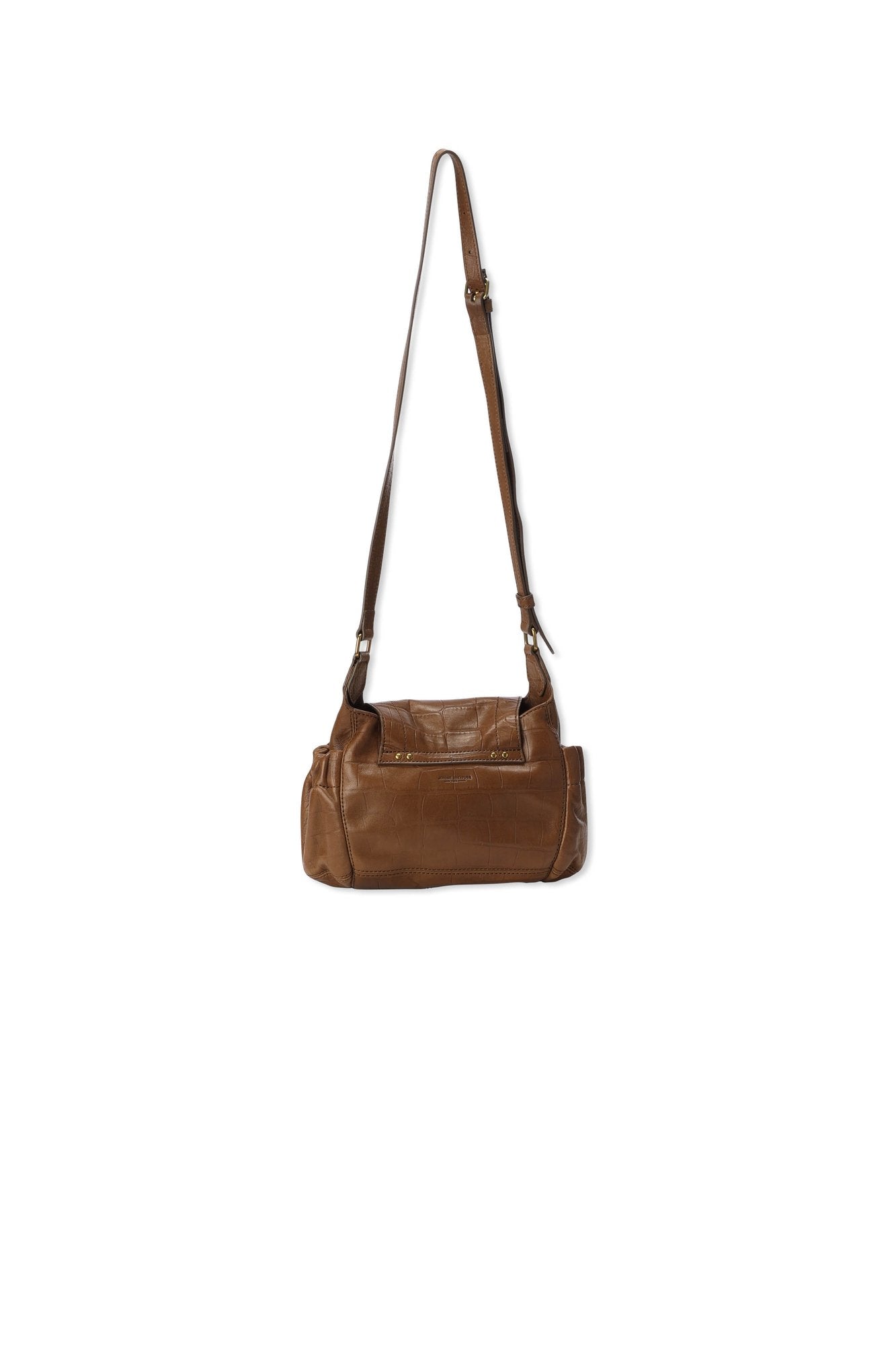Helmut S Agneau Croco Kaki Jerome Dreyfuss