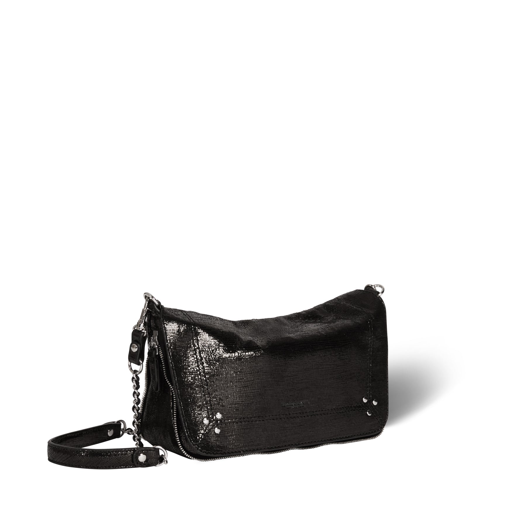 Bobi S Chèvre Lamé Noir Jerome Dreyfuss