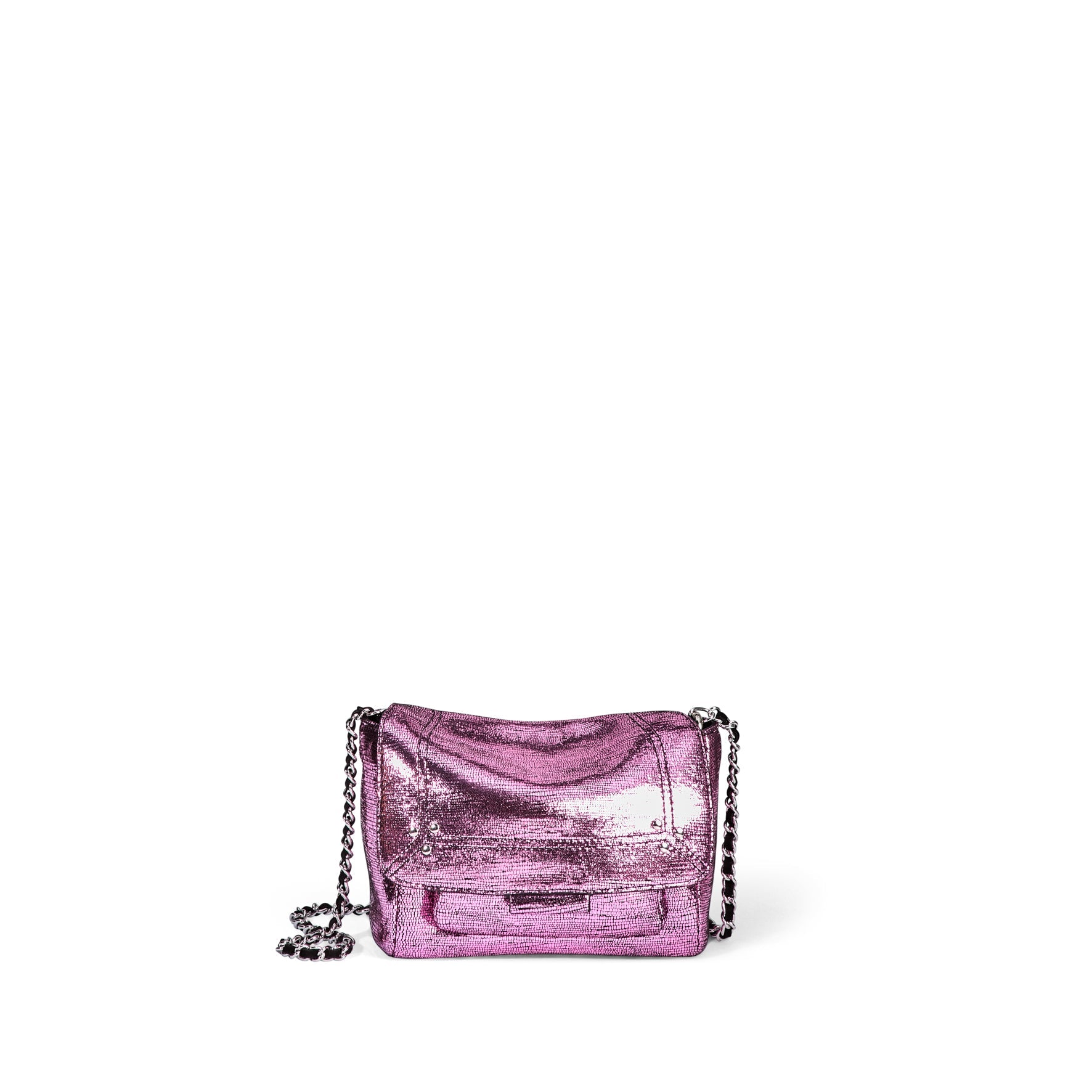 Lulu S Chèvre Lamé Rose Jerome Dreyfuss