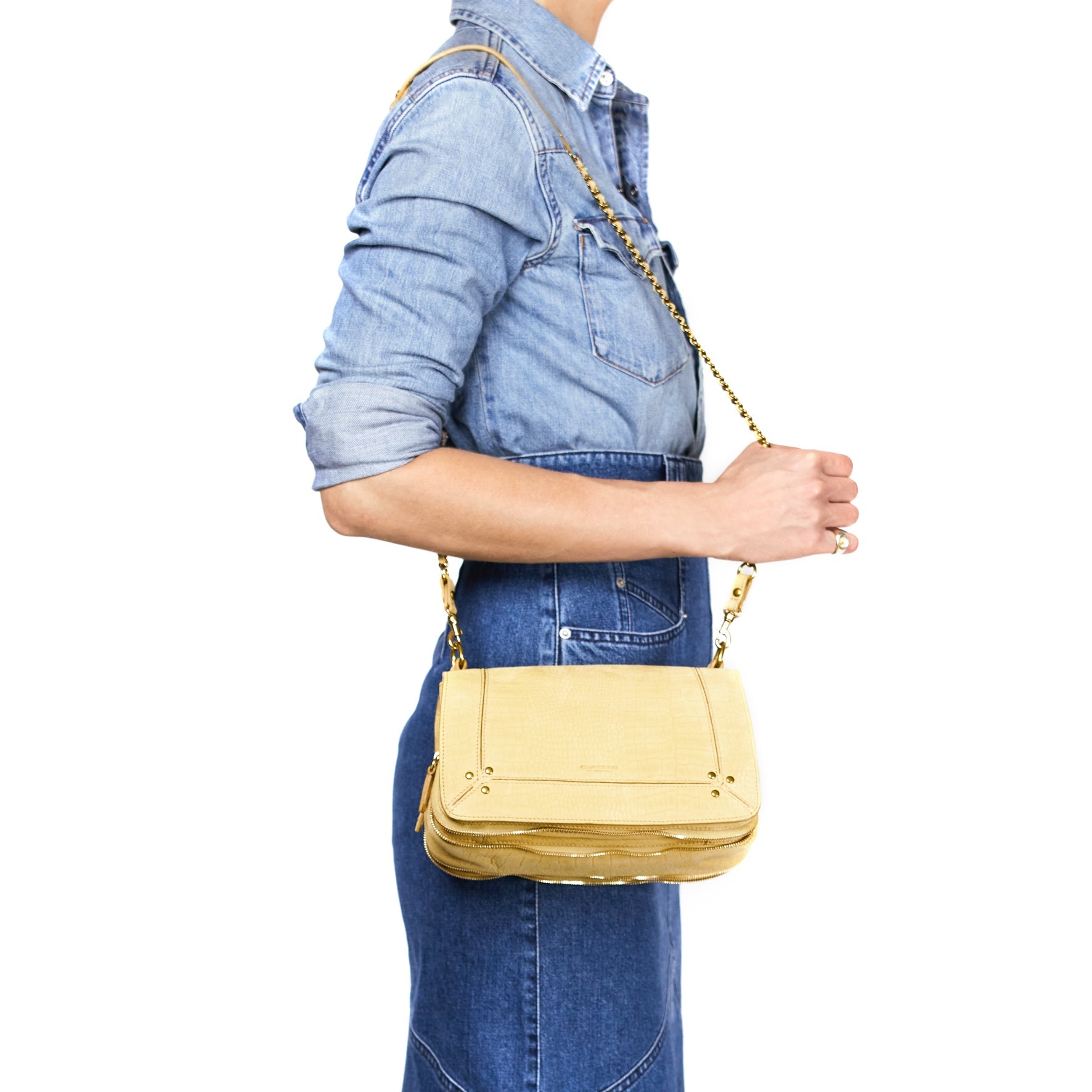Bobi taurillon Croco Jaune Jerome Dreyfuss