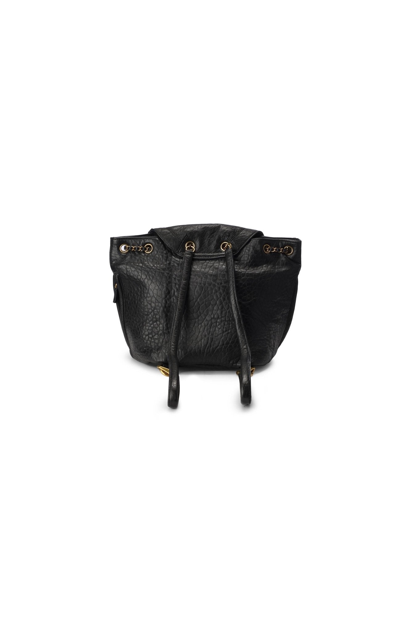 Lulu sac à dos Agneau Noir Jerome Dreyfuss