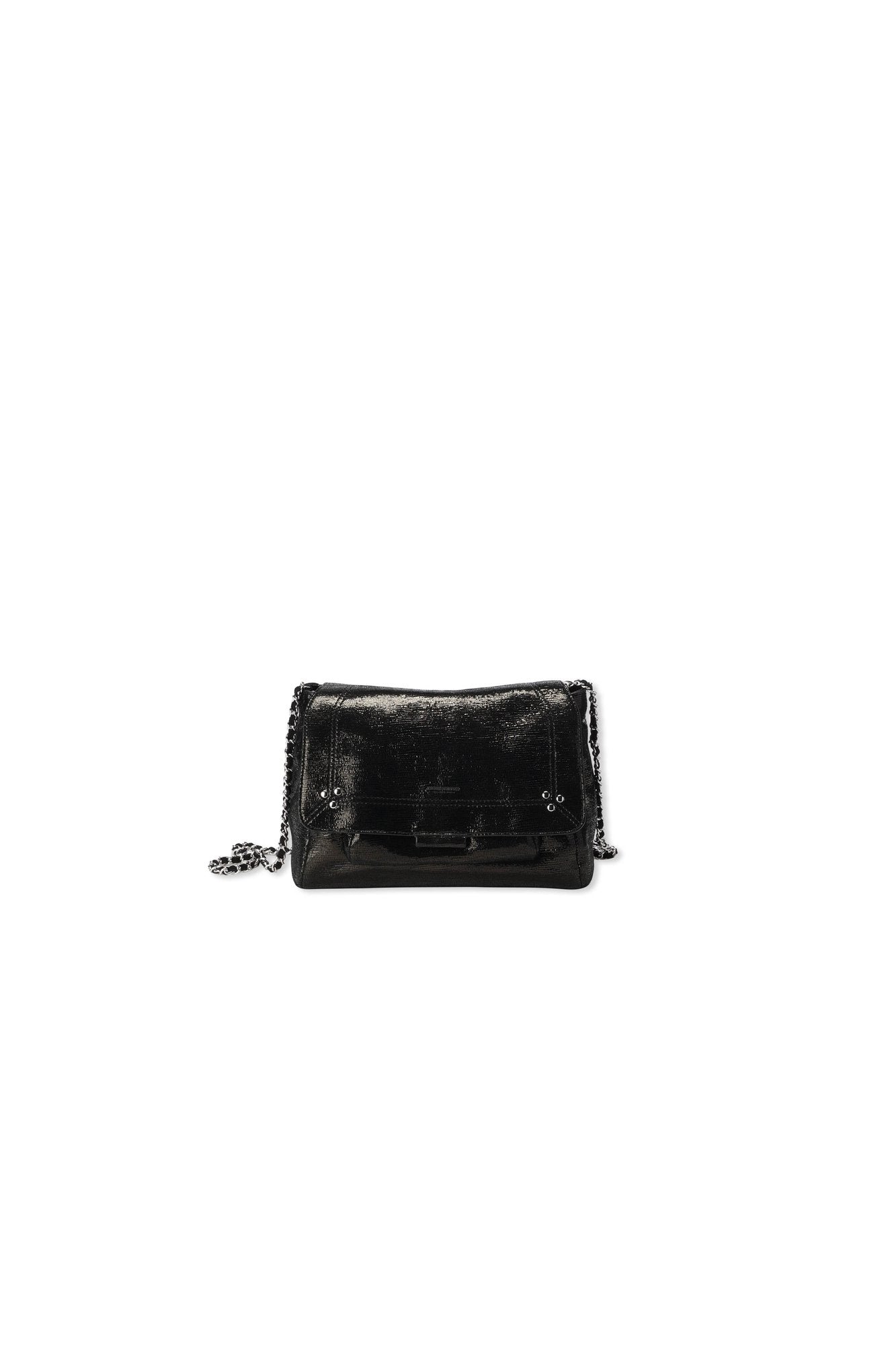 Lulu M Chèvre Lamé Noir Jerome Dreyfuss