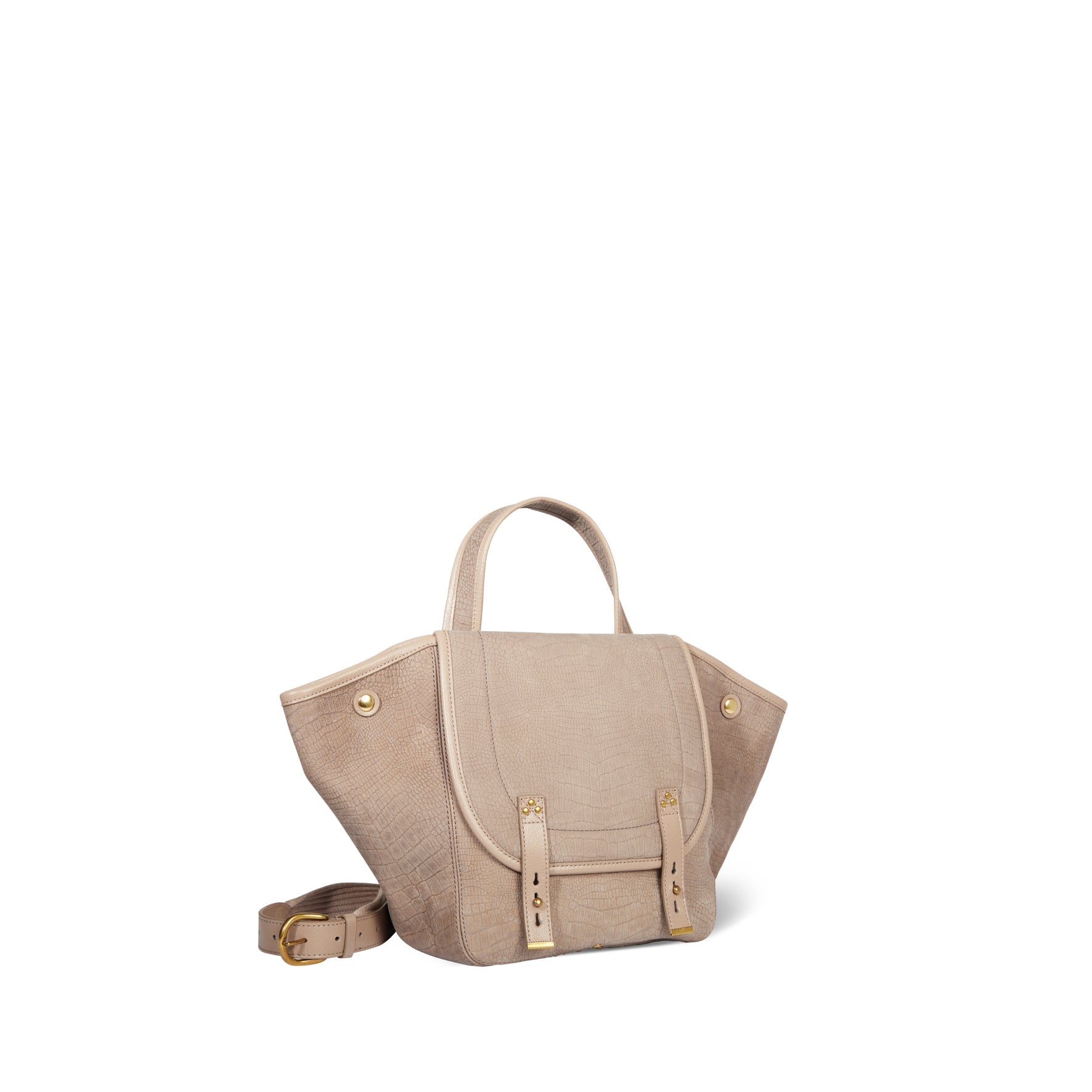 Stan Panier M Taurillon Imprimé Croco Stone Jerome Dreyfuss