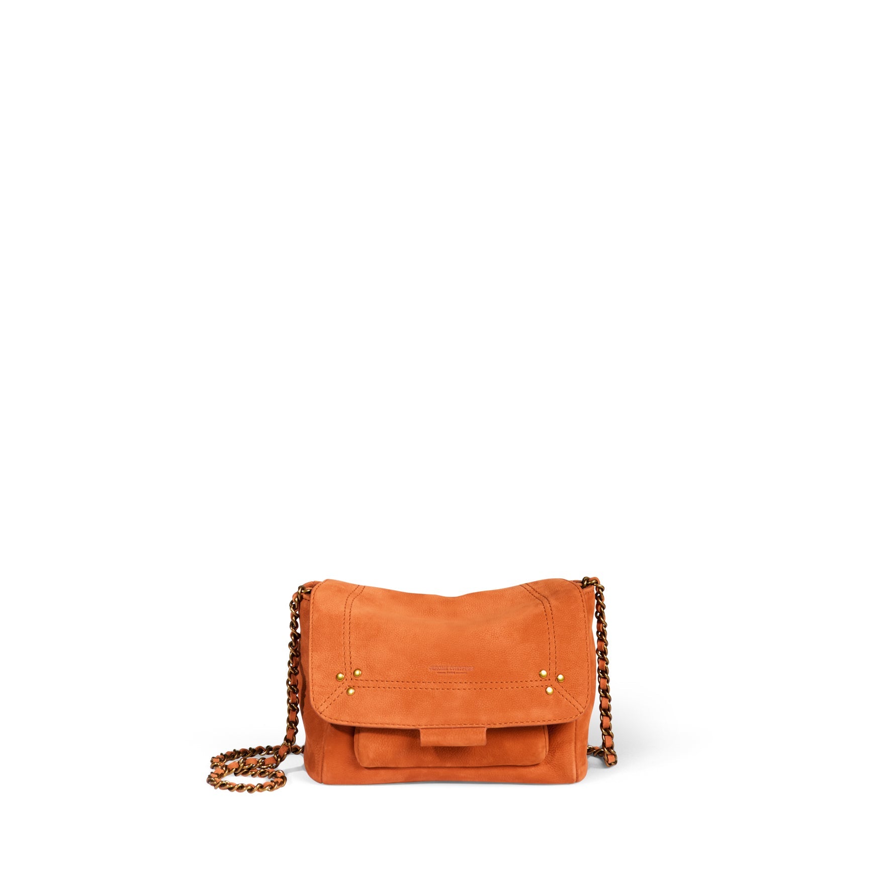 Lulu S Veau Nub Orange Jerome Dreyfuss