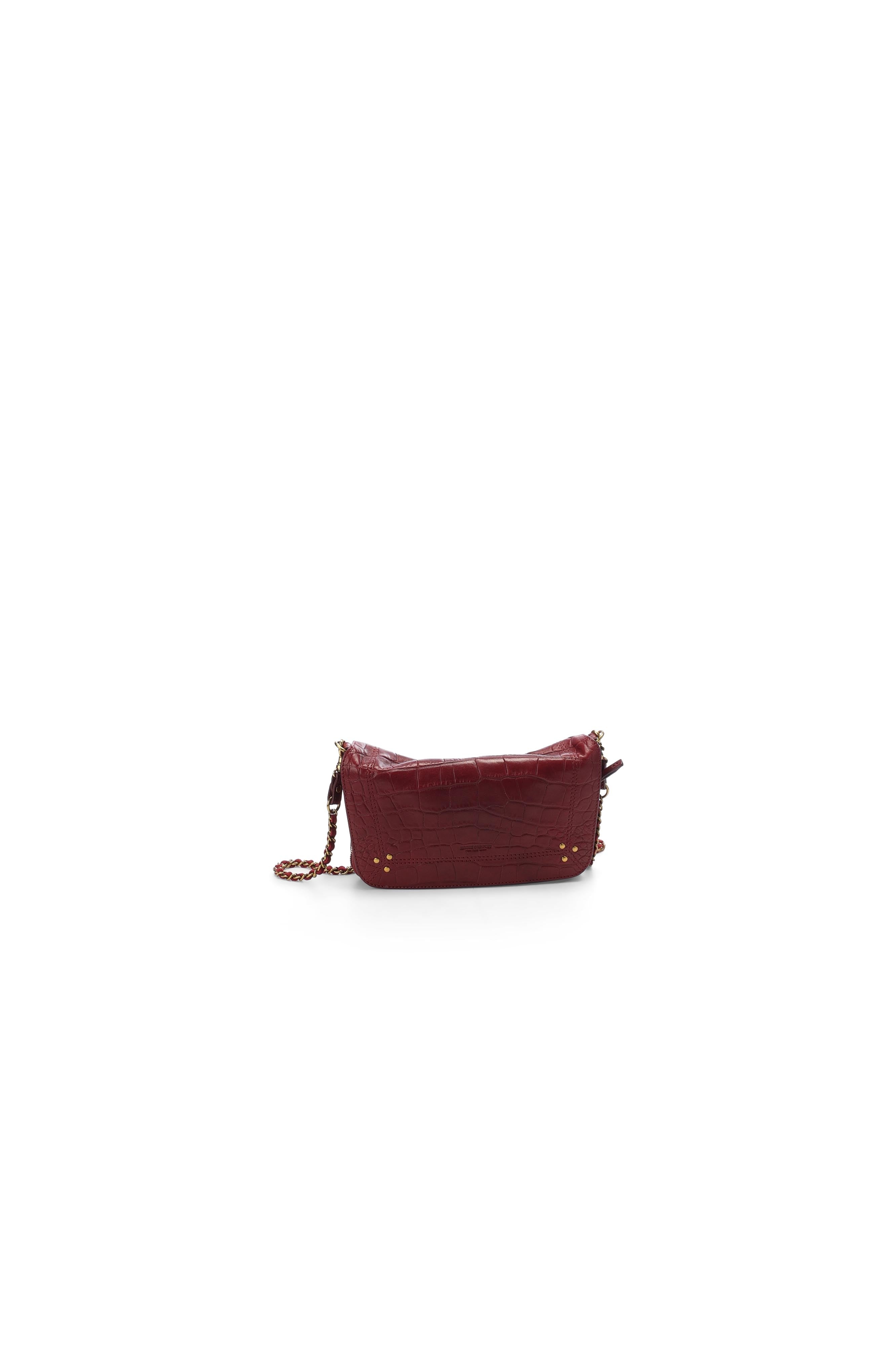 Bobi S Agneau croco bordeaux Jerome Dreyfuss