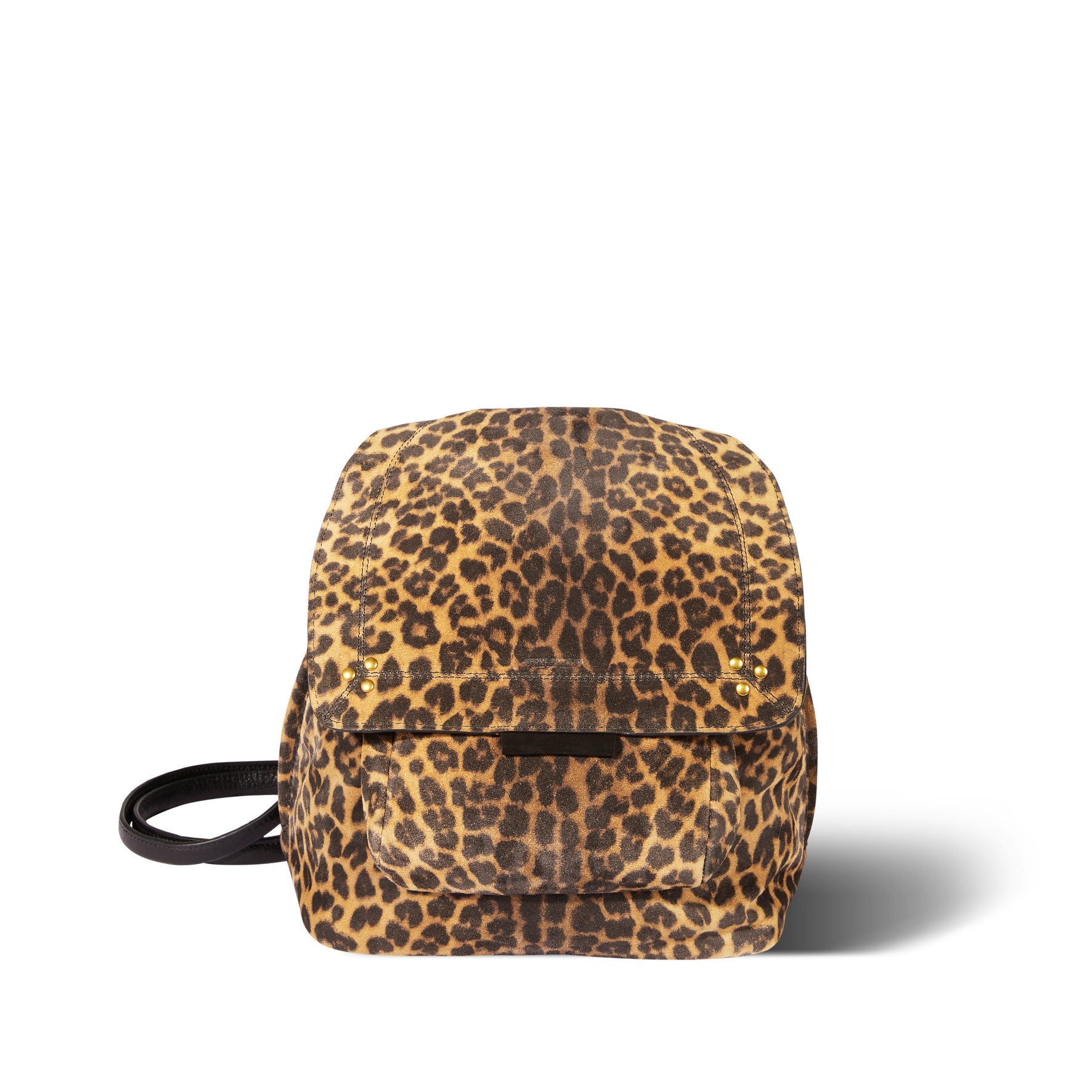 Lulu sac à dos croute velours léo chamois Jerome Dreyfuss