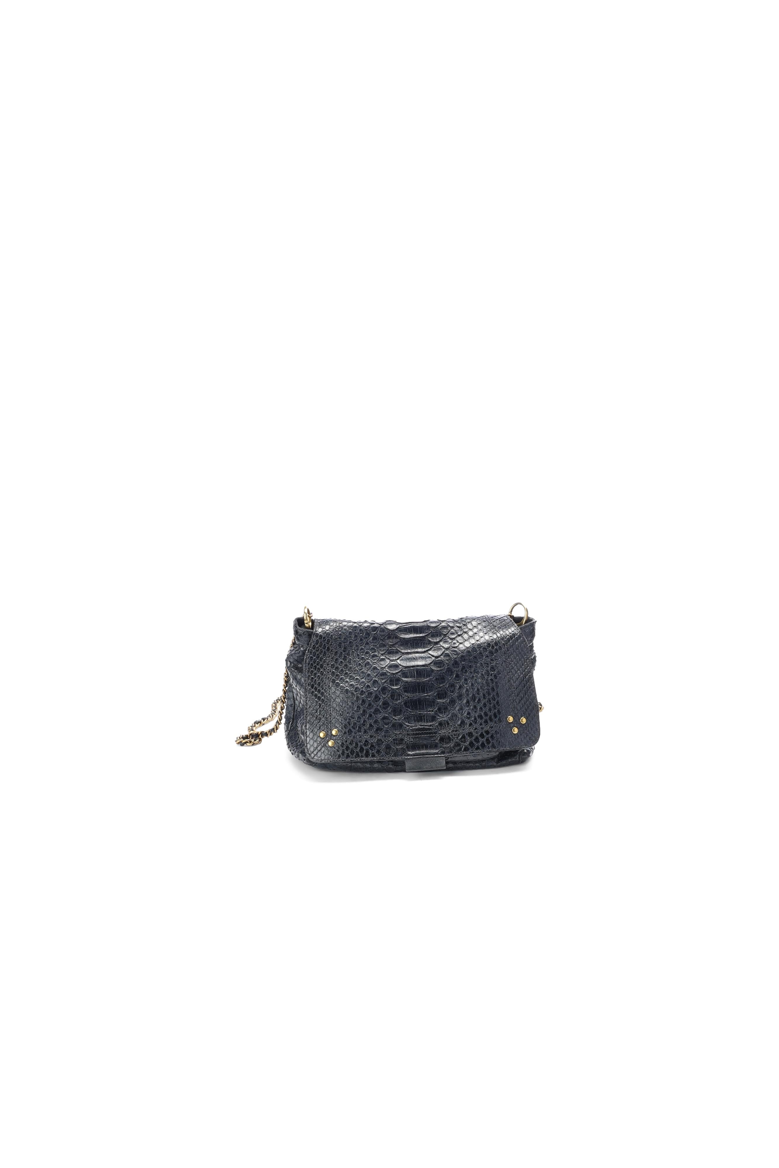 Lulu M python noir Jerome Dreyfuss