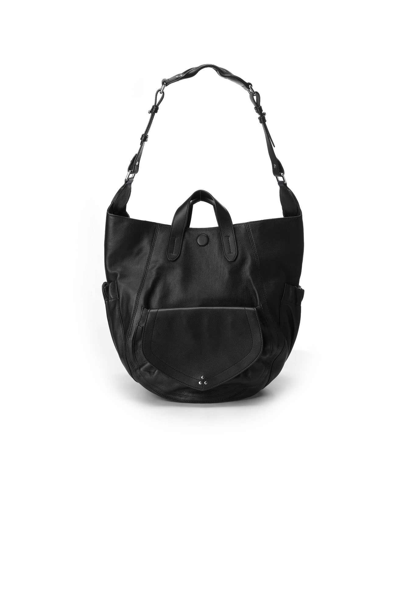 Helmut Hobo Veau Noir Silver Jerome Dreyfuss