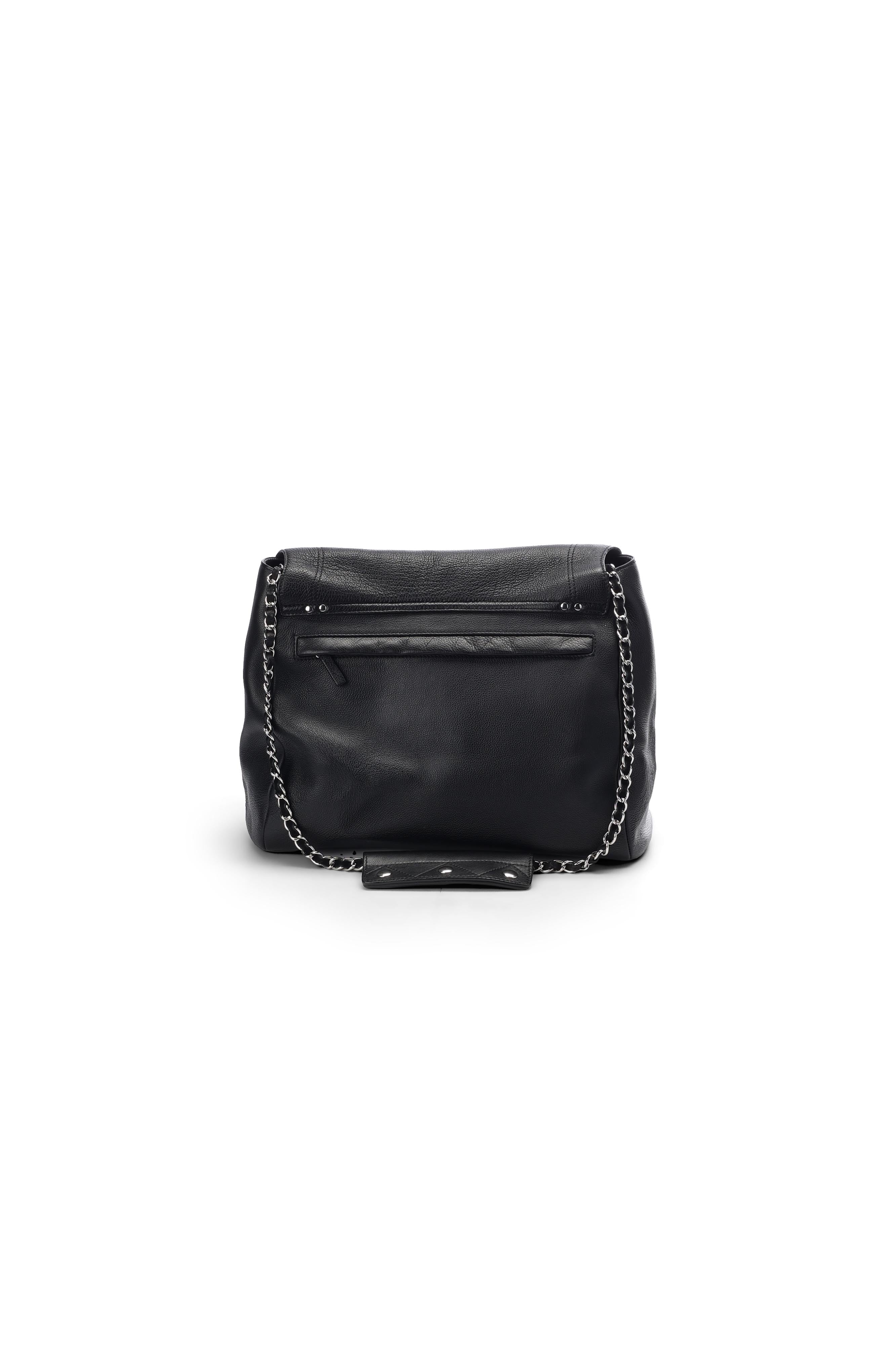 Lulu XL Veau noir silver Jerome Dreyfuss