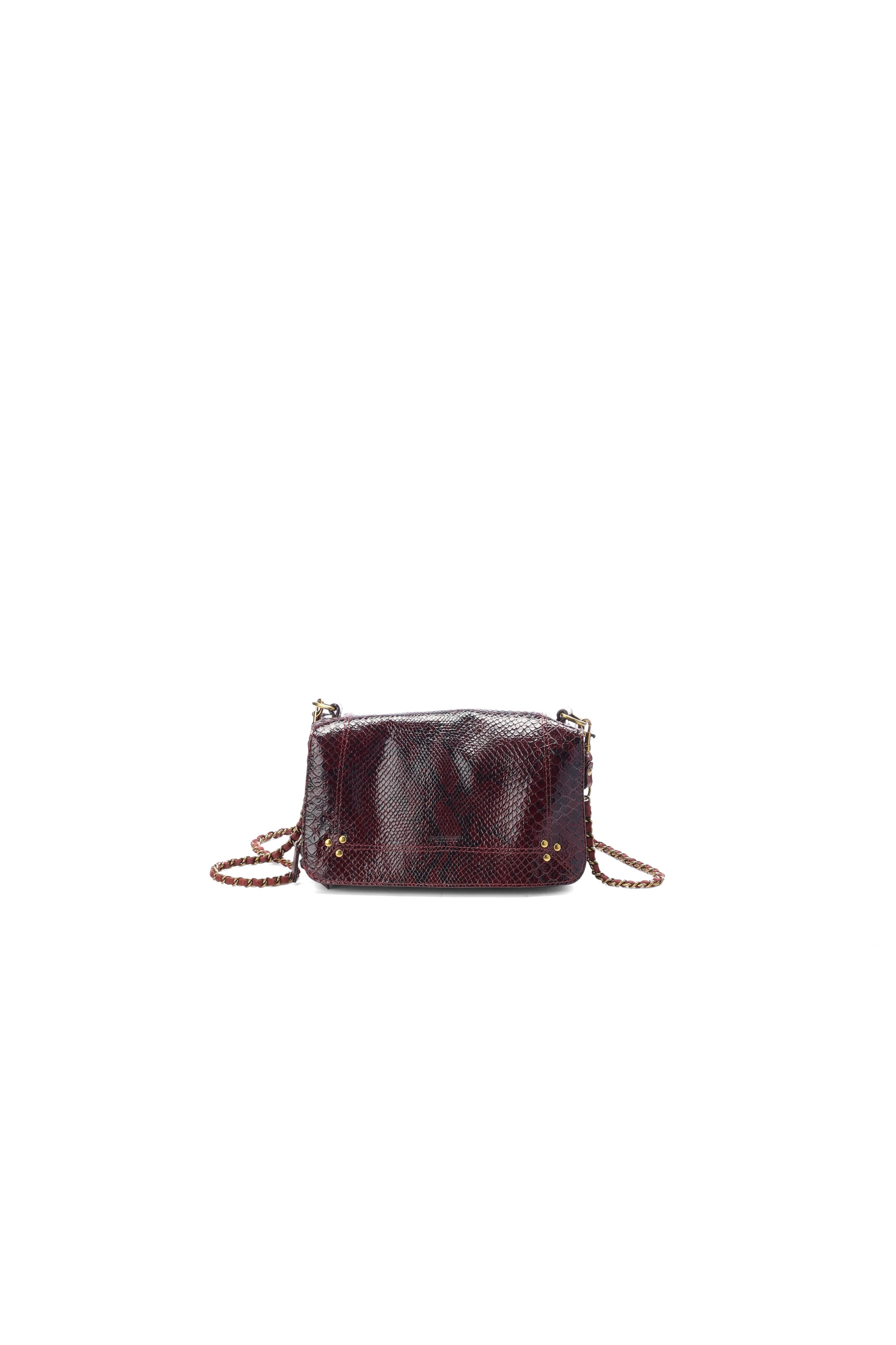 Bobi Agneau python bordeaux Jerome Dreyfuss