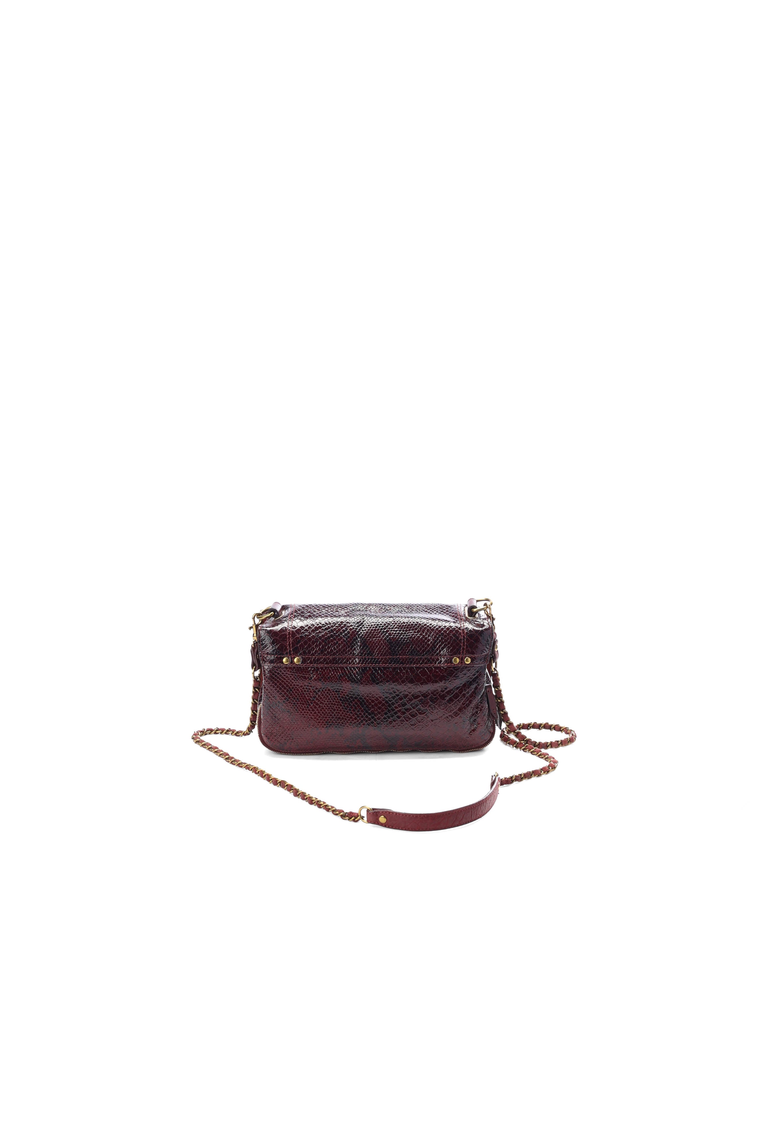 Bobi Agneau python bordeaux Jerome Dreyfuss