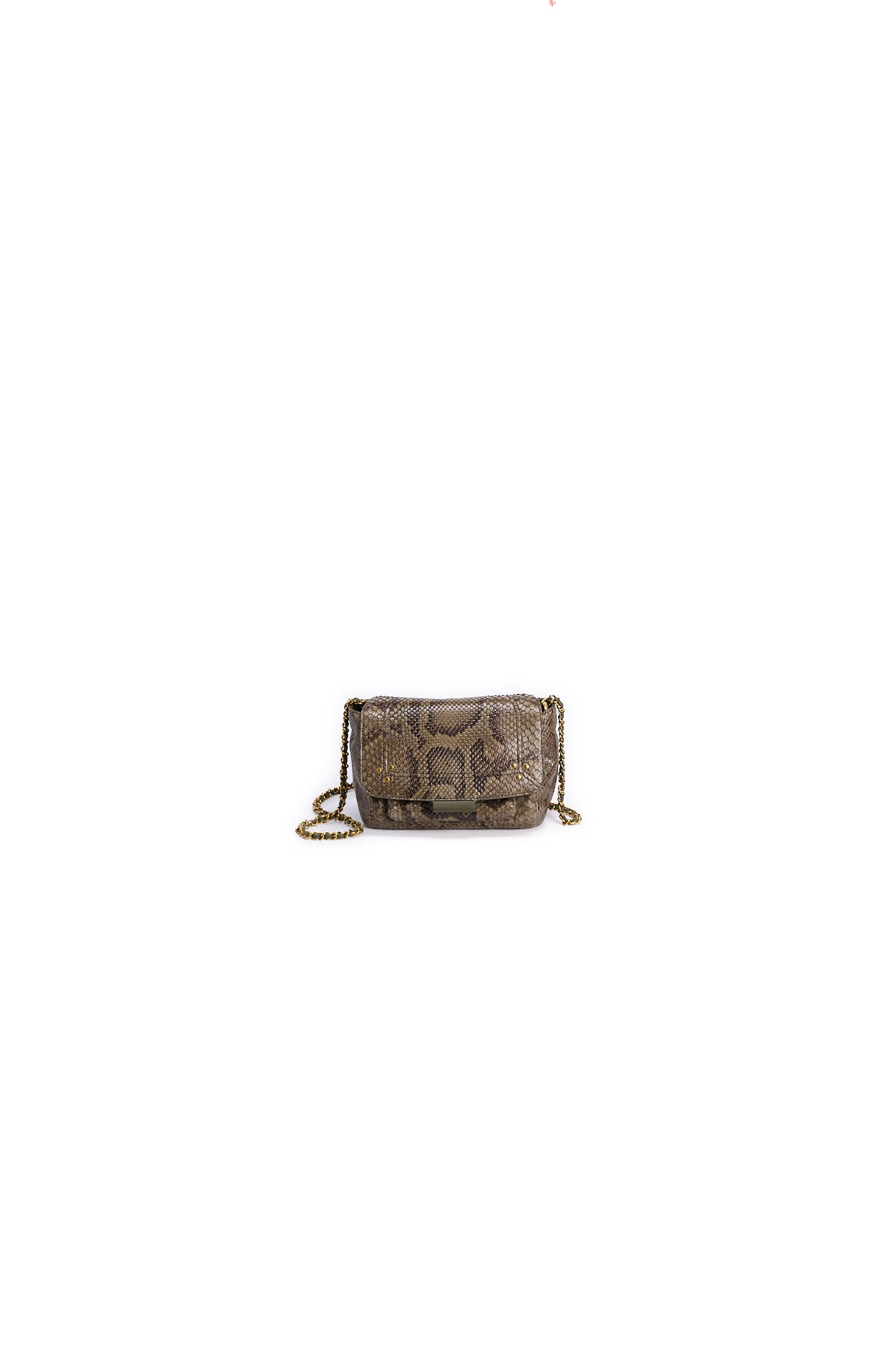 Lulu S python olive Jerome Dreyfuss