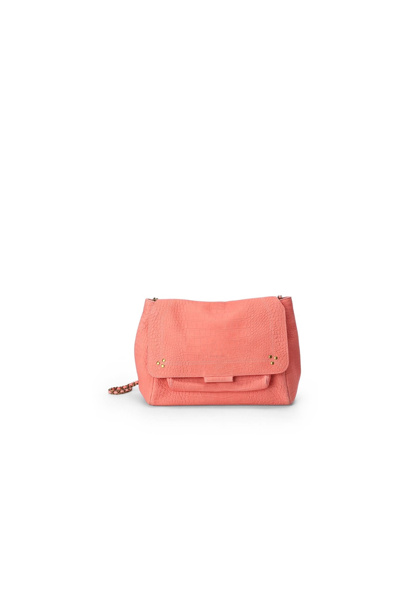 Lulu L Veau Nub Croco Rose Jerome Dreyfuss