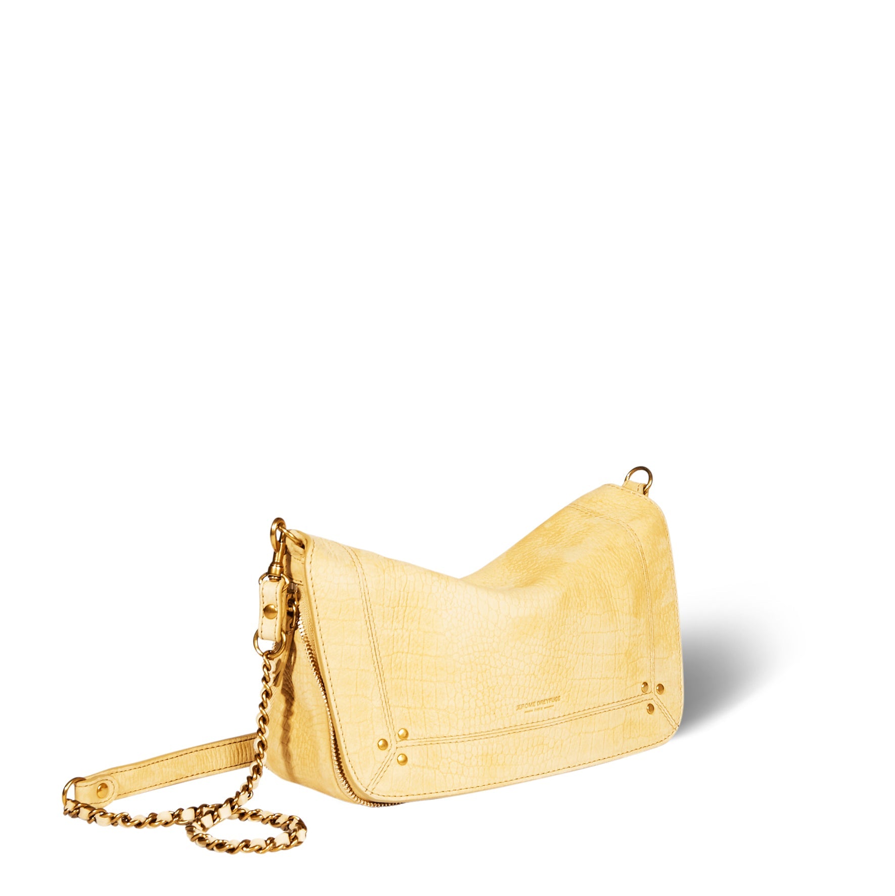 Bobi S taurillon Croco Jaune Jerome Dreyfuss
