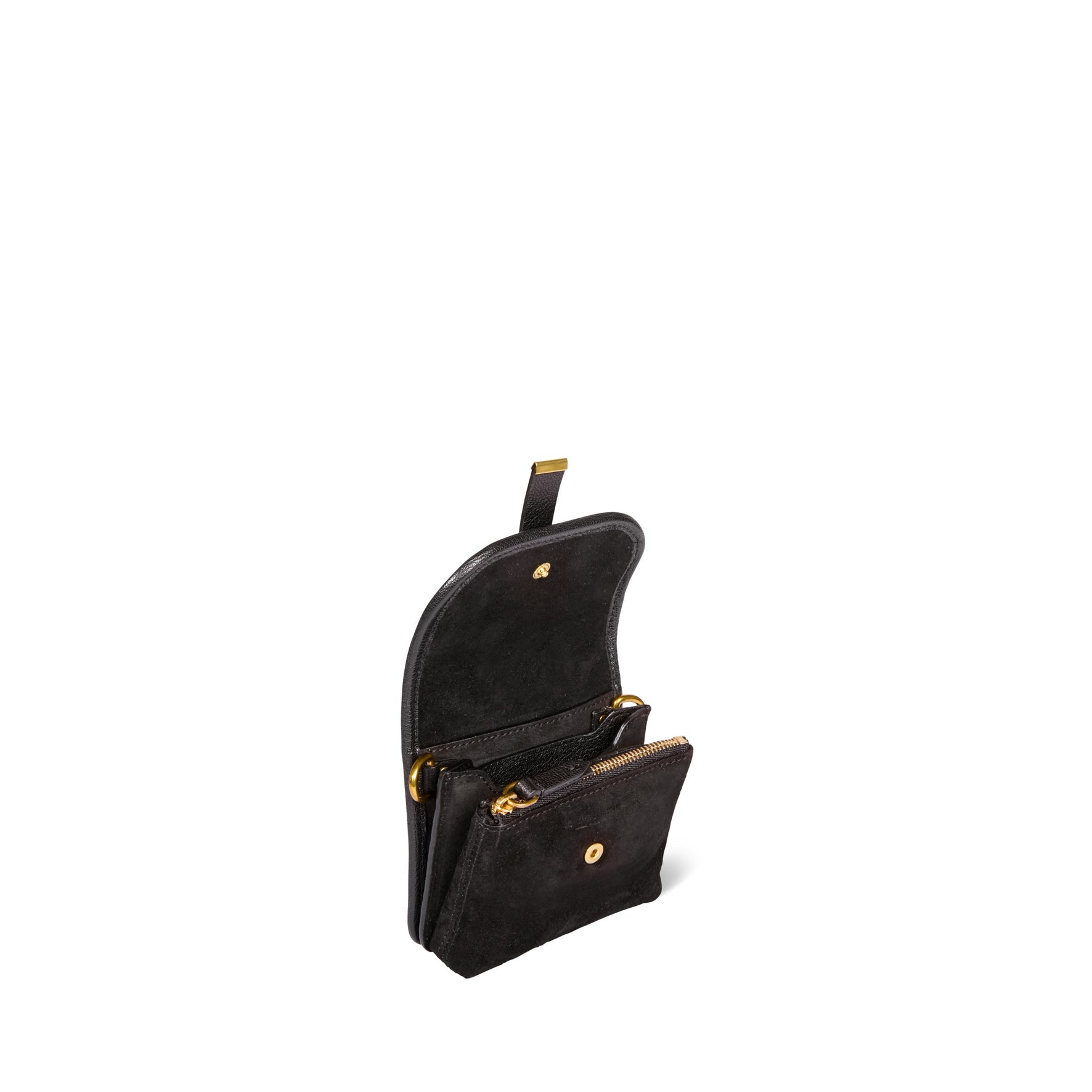 Stan PM Croute velours Noir Jerome Dreyfuss