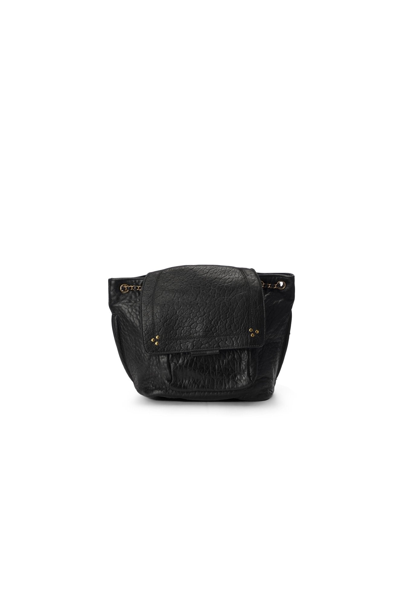 Lulu sac à dos Agneau Noir Jerome Dreyfuss