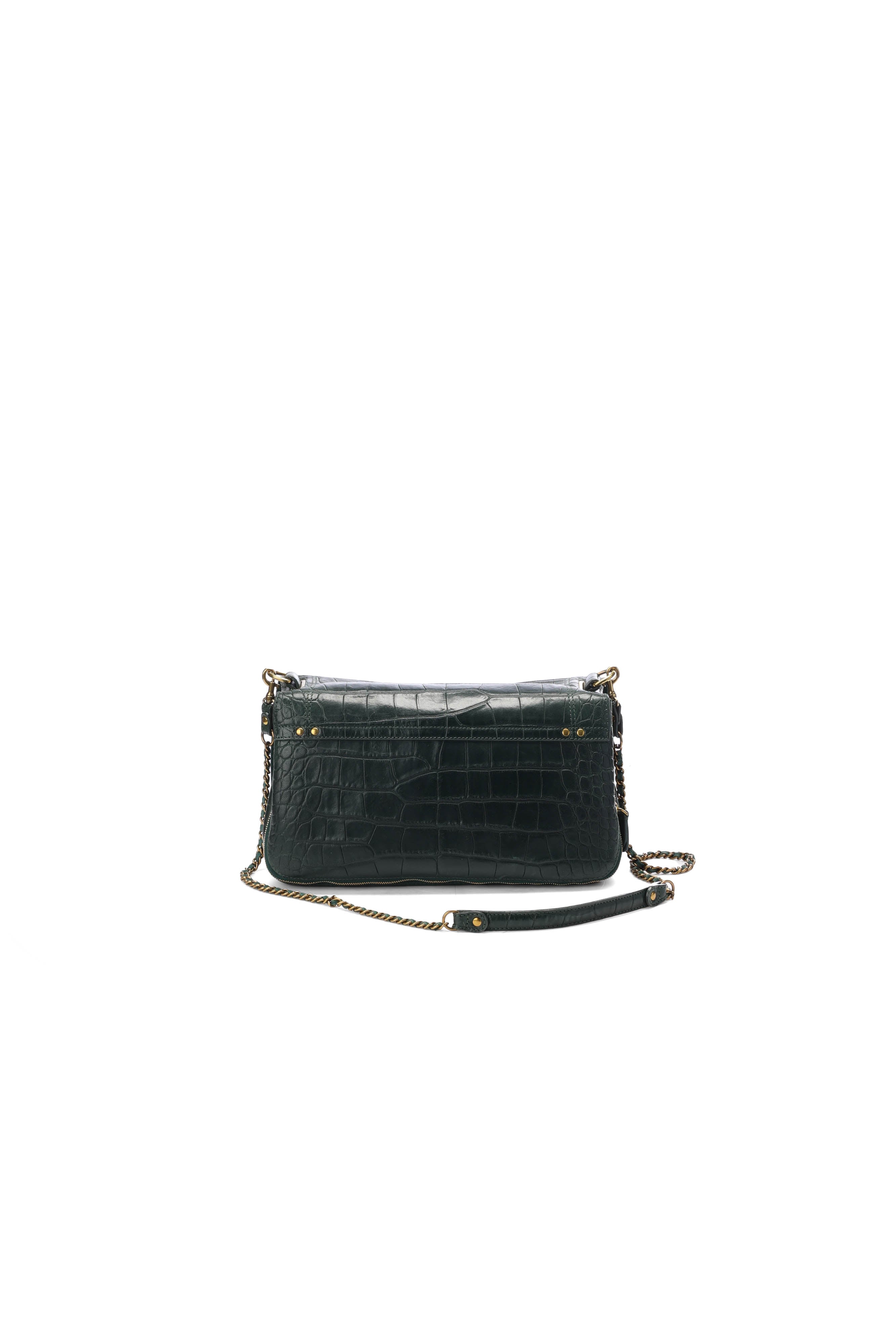 Bobi Agneau Croco Emeraude Jerome Dreyfuss