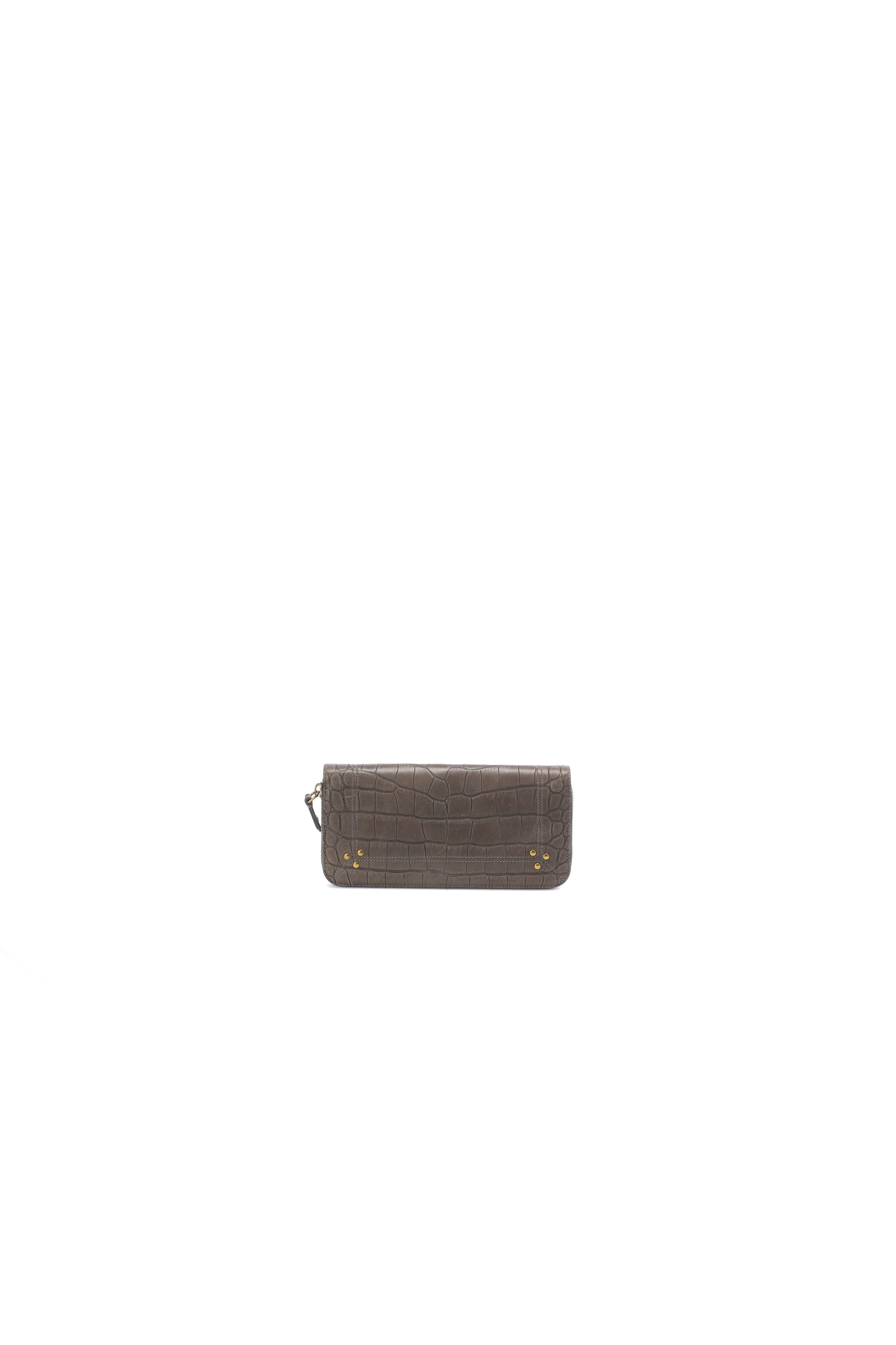 Malcom Agneau croco gris Jerome Dreyfuss