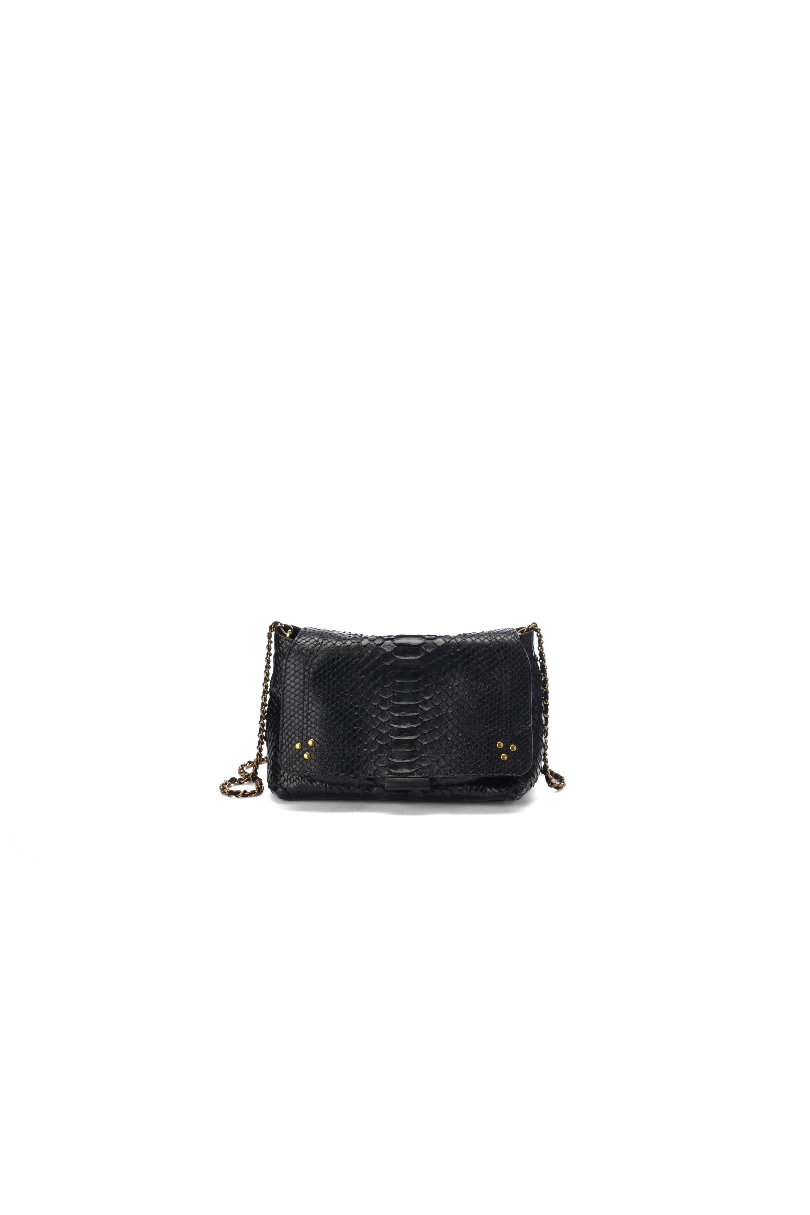 Lulu M python noir Jerome Dreyfuss