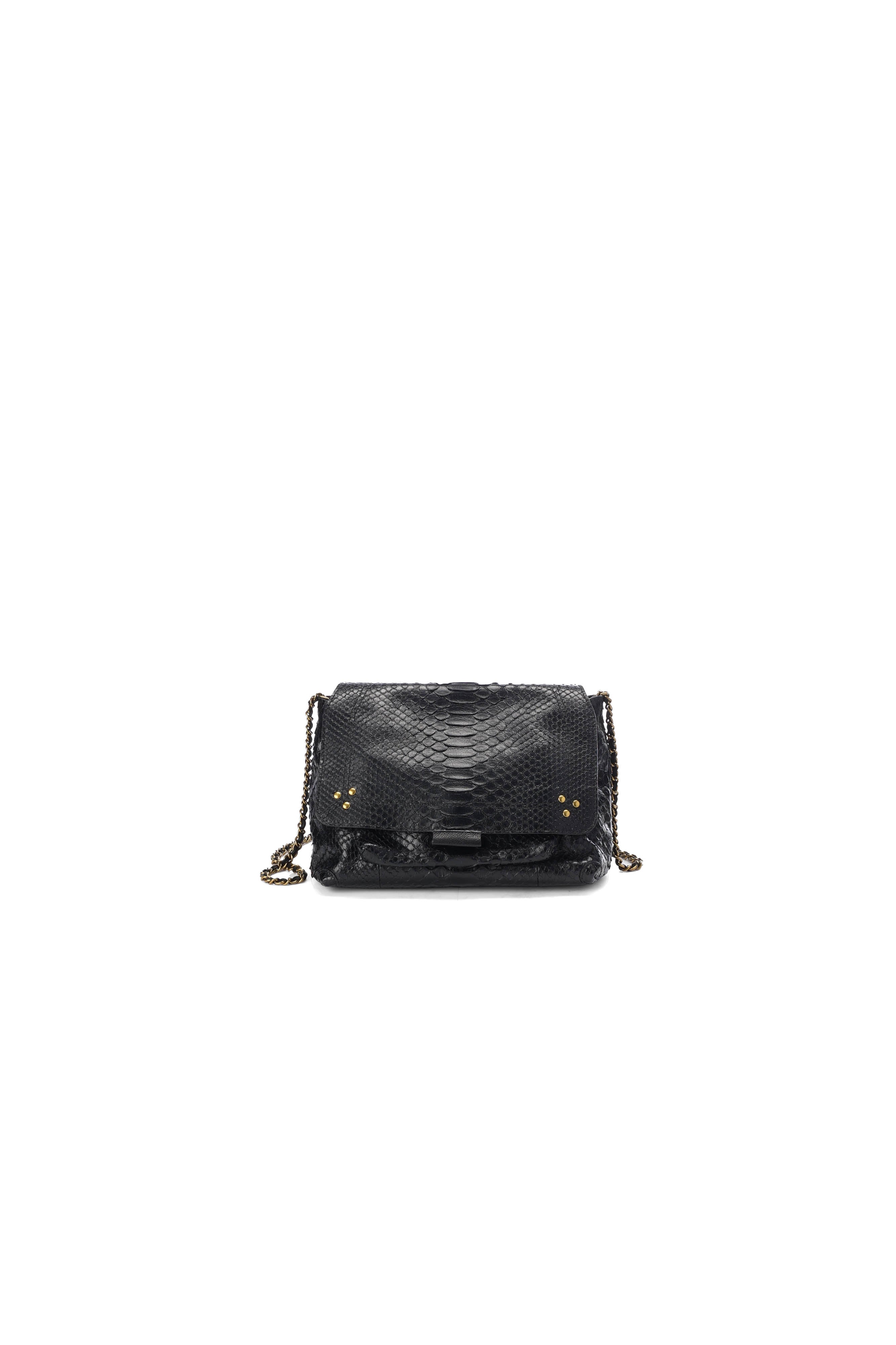 Lulu M python noir Jerome Dreyfuss